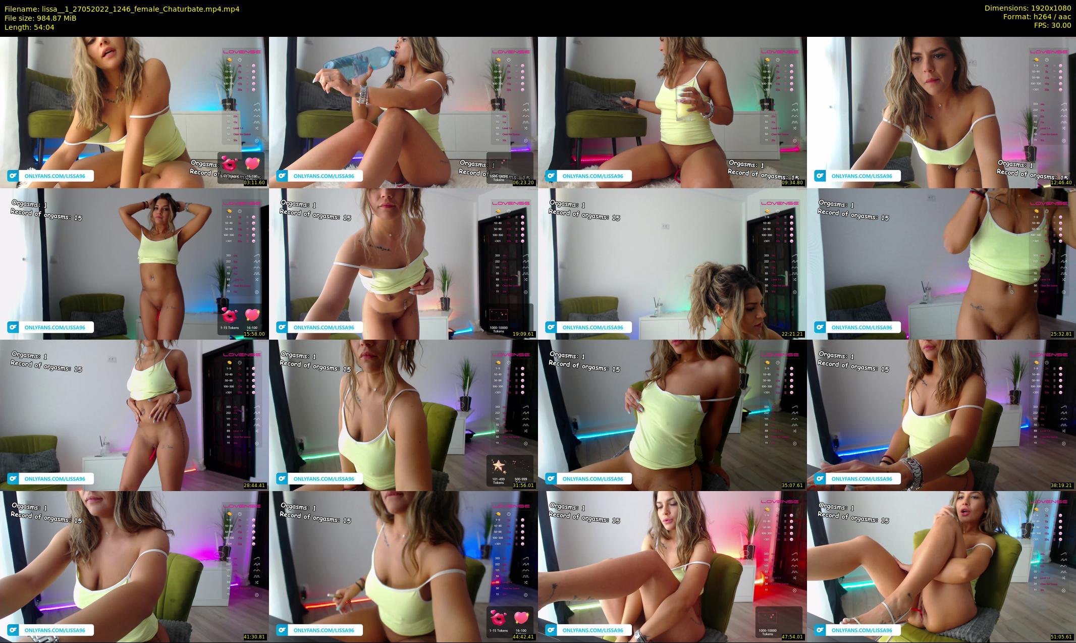 lissa__1 — 55 minute Chaturbate female cam show recording, 1080p, May 27, 2022