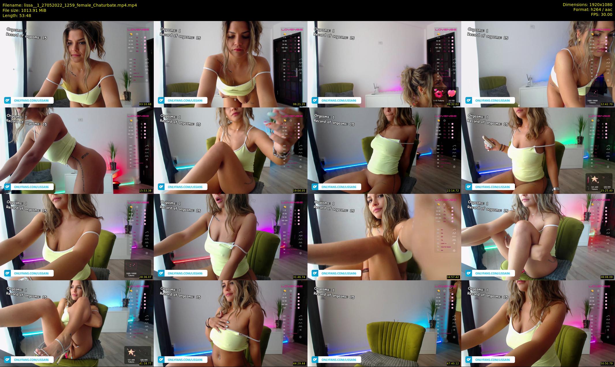 lissa__1 — 54 minute Chaturbate female cam show recording, 1080p, May 27, 2022
