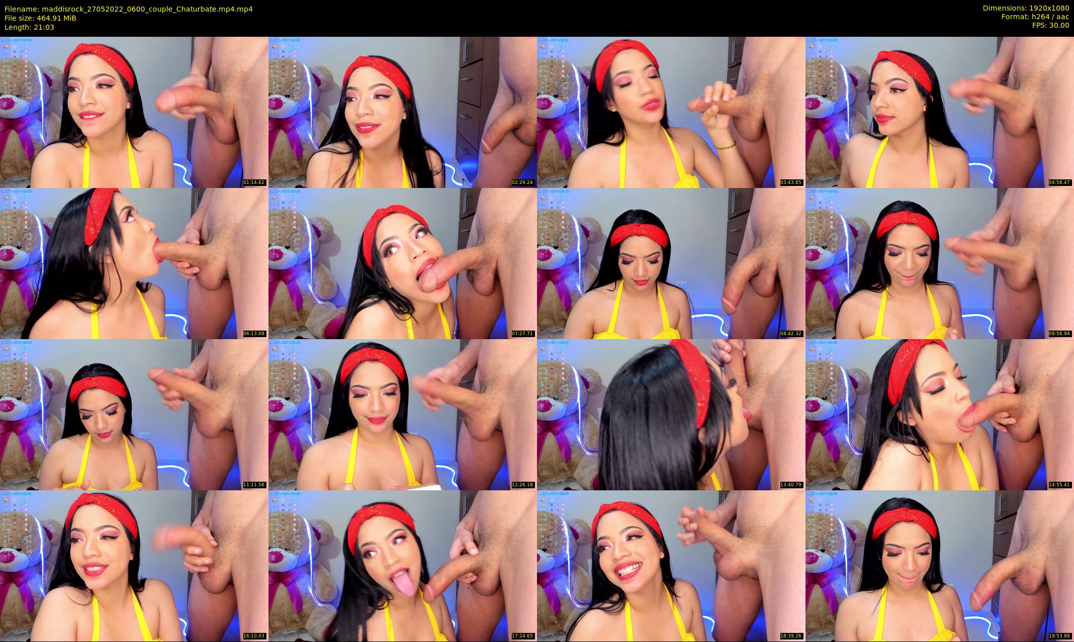 maddisrock — 22 minute Chaturbate couple cam show recording, 1080p, May 27, 2022