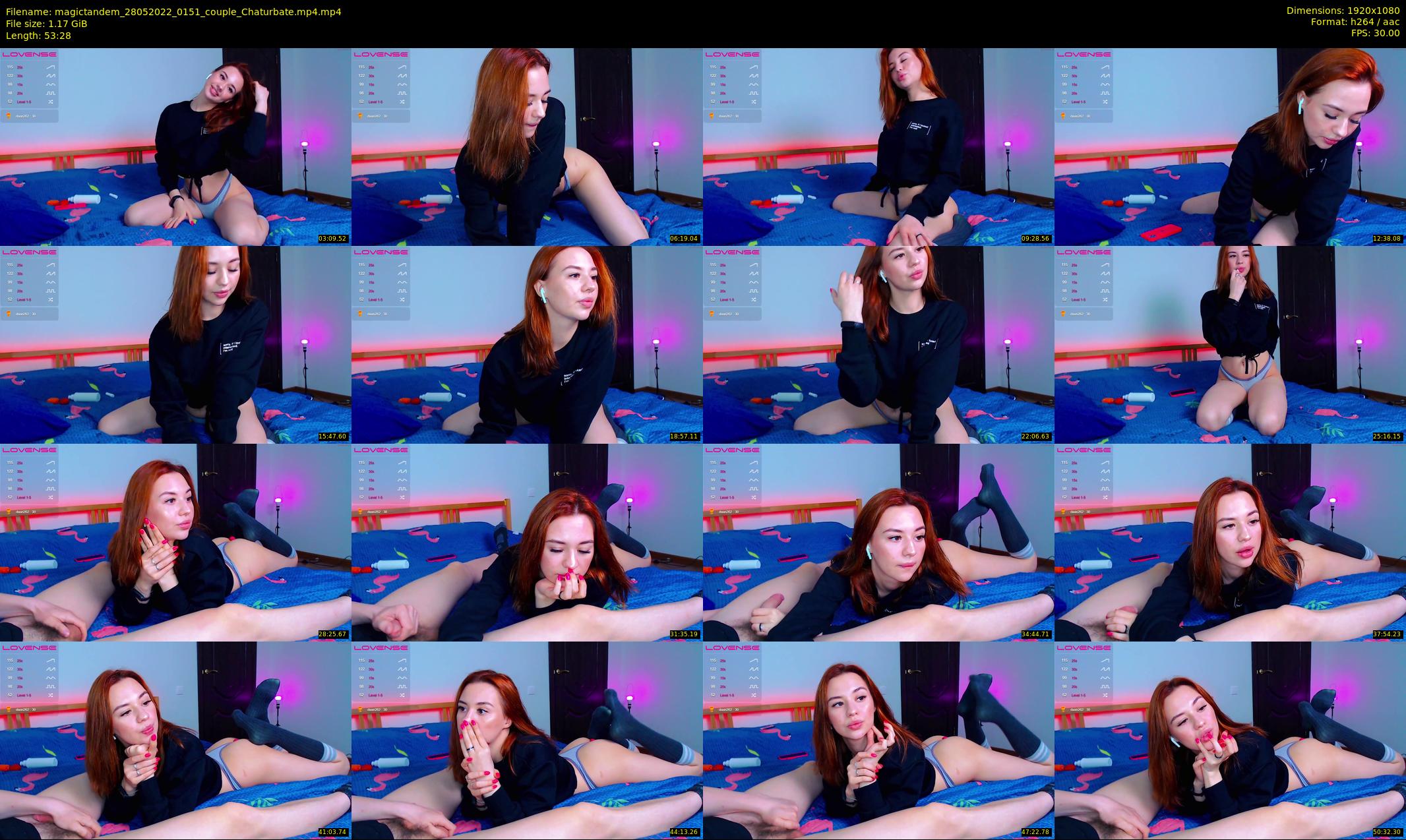 magictandem — 54 minute Chaturbate couple cam show recording, 1080p, May 28, 2022