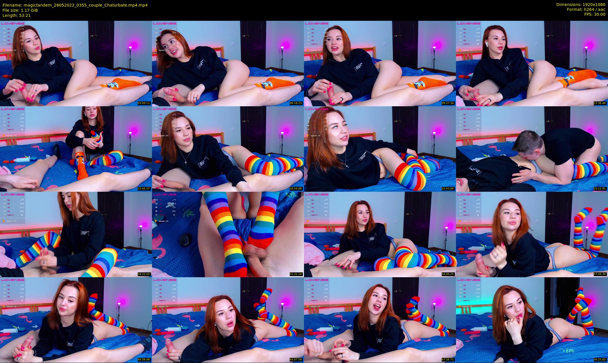 magictandem — 54 minute Chaturbate couple cam show recording, 1080p, May 28, 2022