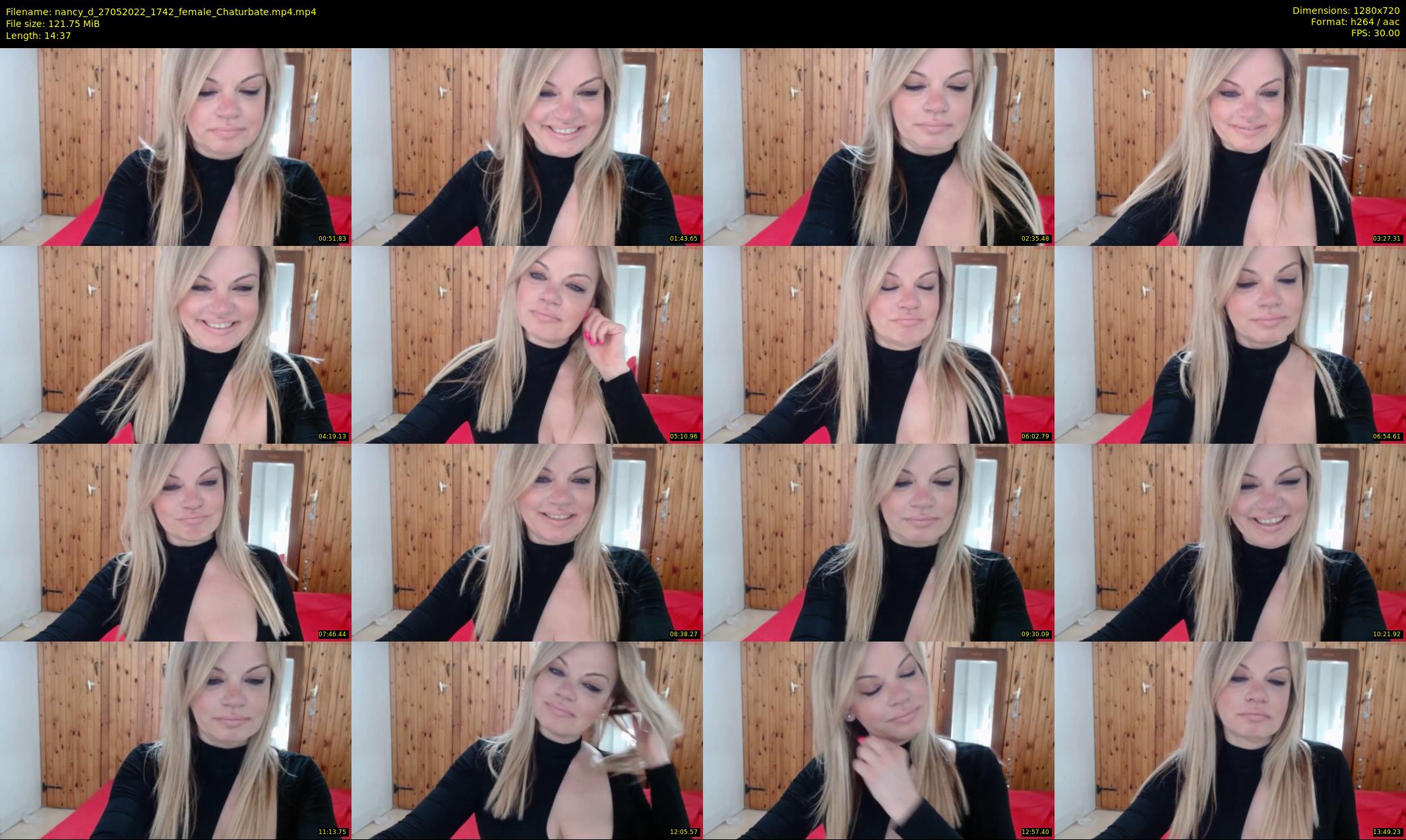 nancy_d — 15 minute Chaturbate female cam show recording, 720p, May 27, 2022