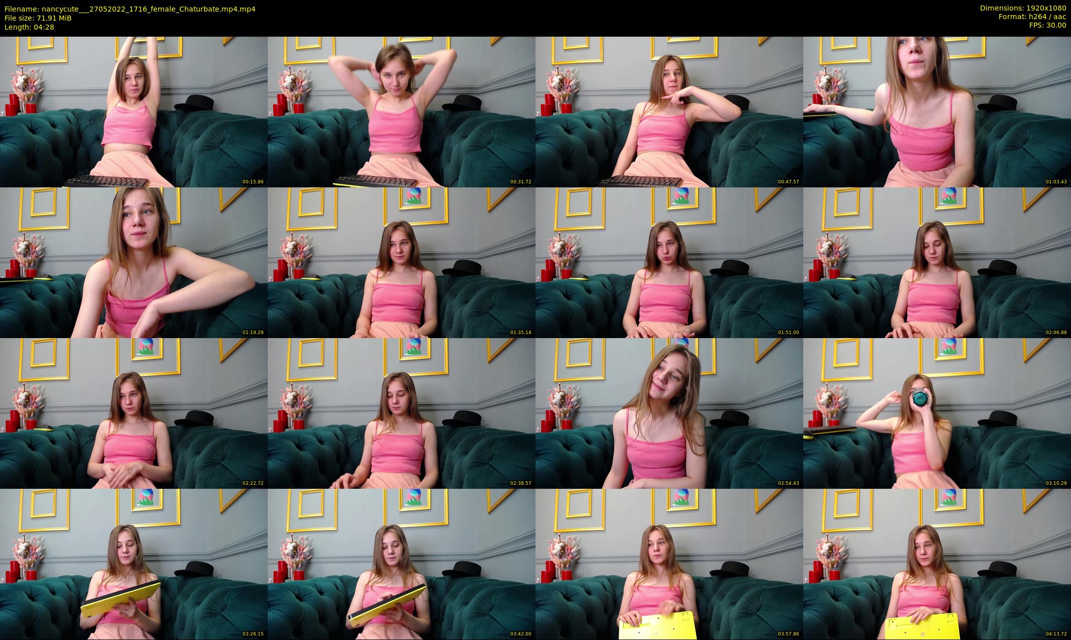 nancycute__ — 5 minute Chaturbate female cam show recording, 1080p, May 27, 2022