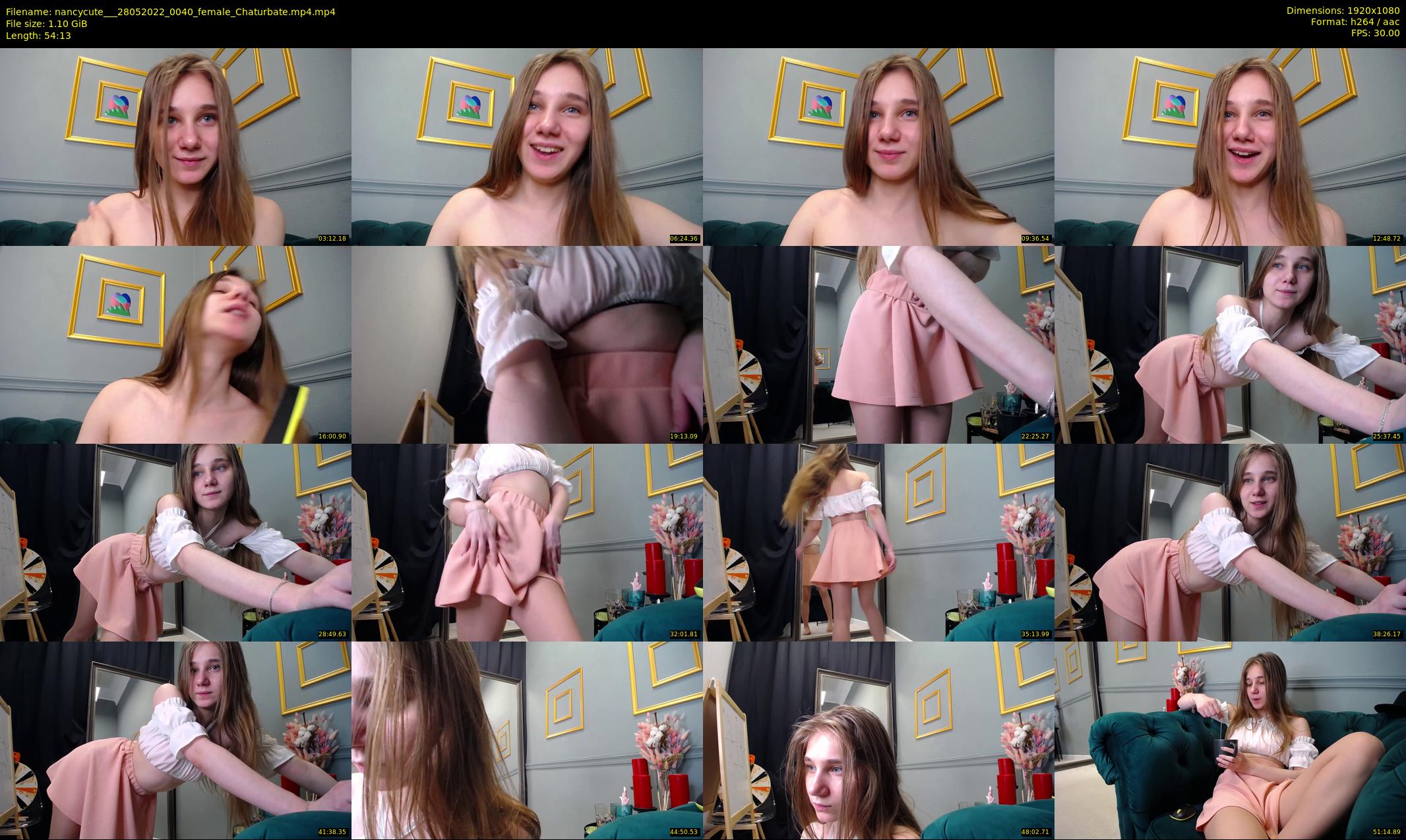 nancycute__ — 55 minute Chaturbate female cam show recording, 1080p, May 28, 2022