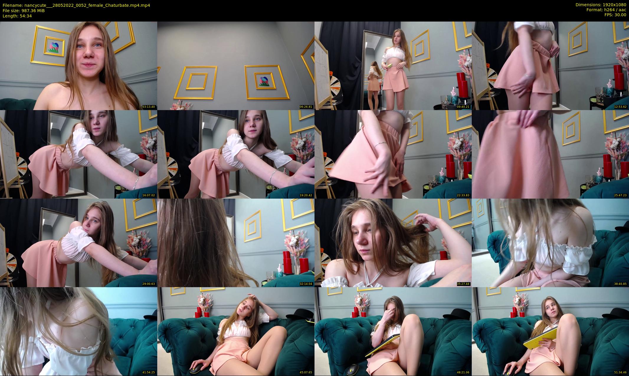 nancycute__ — 55 minute Chaturbate female cam show recording, 1080p, May 28, 2022