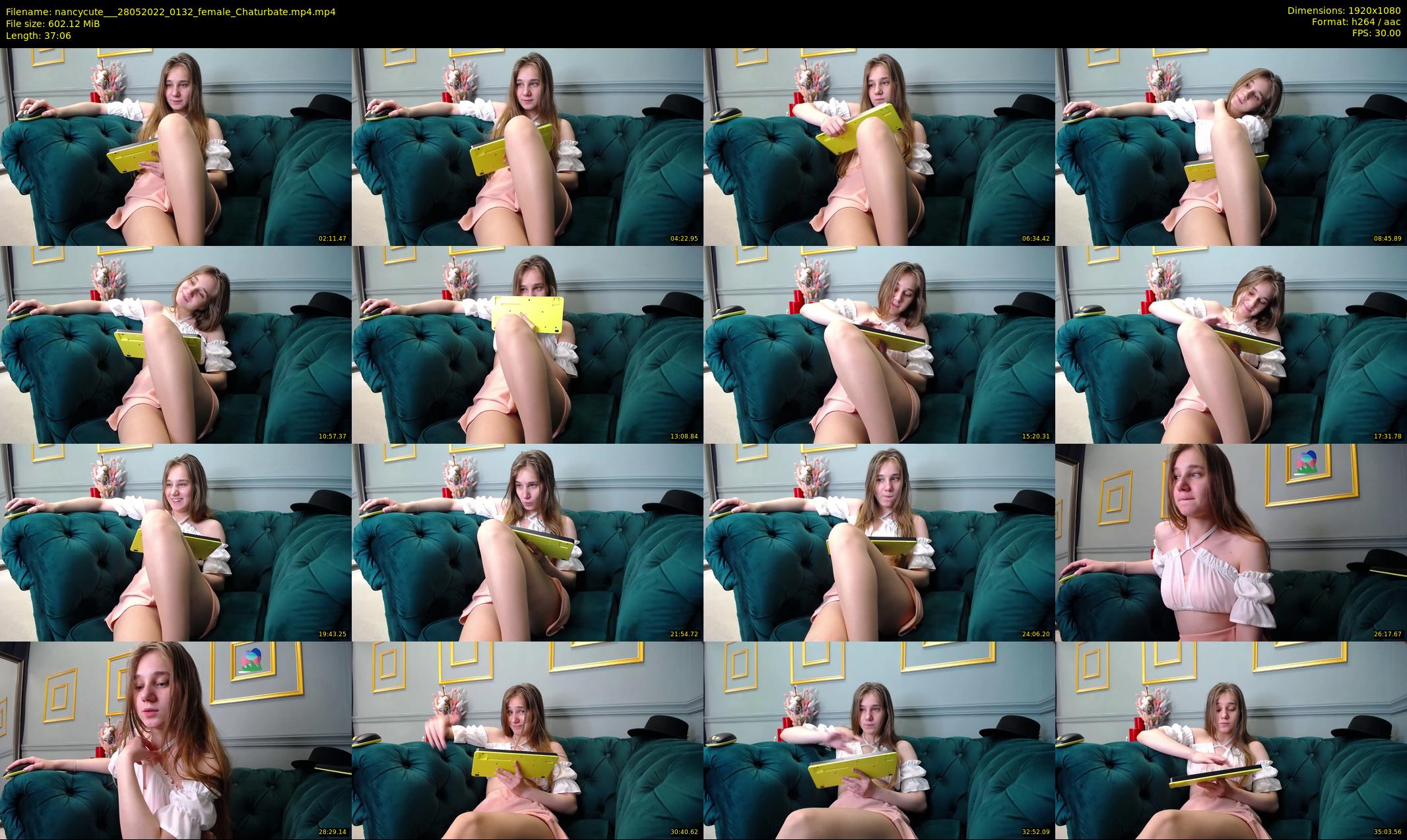 nancycute__ — 38 minute Chaturbate female cam show recording, 1080p, May 28, 2022