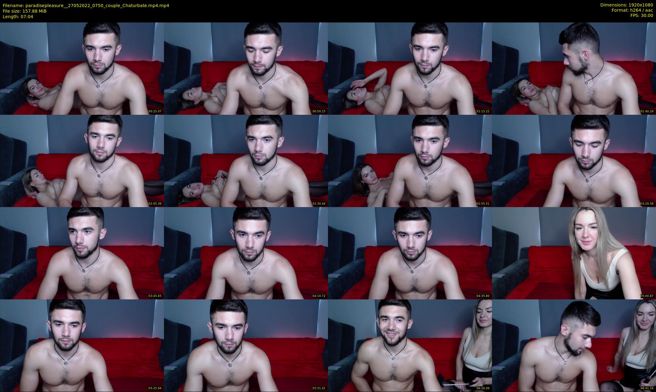 paradisepleasure_ — 8 minute Chaturbate couple cam show recording, 1080p, May 27, 2022