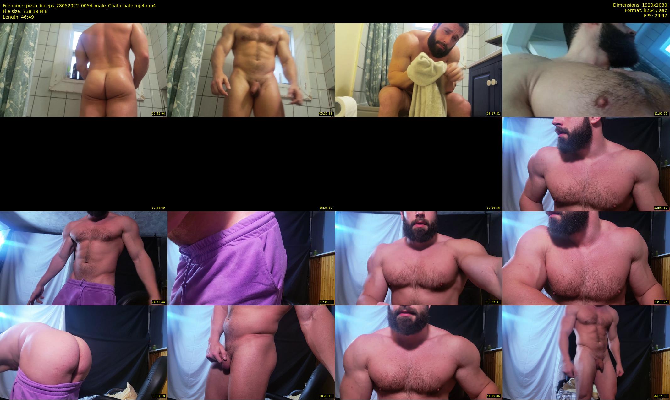 pizza_biceps — 47 minute Chaturbate male cam show recording, 1080p, May 28, 2022