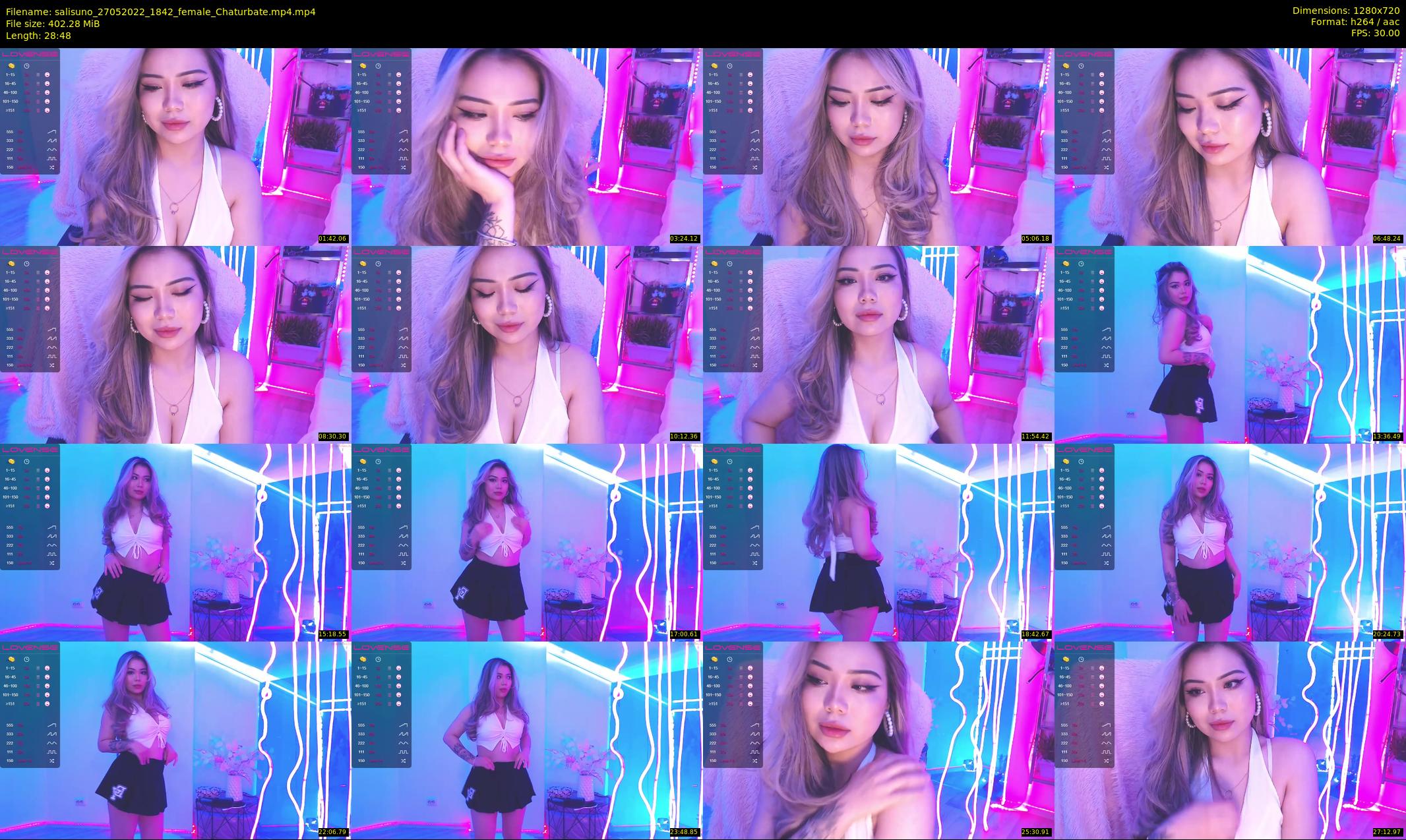 salisuno — 29 minute Chaturbate female cam show recording, 720p, May 27, 2022