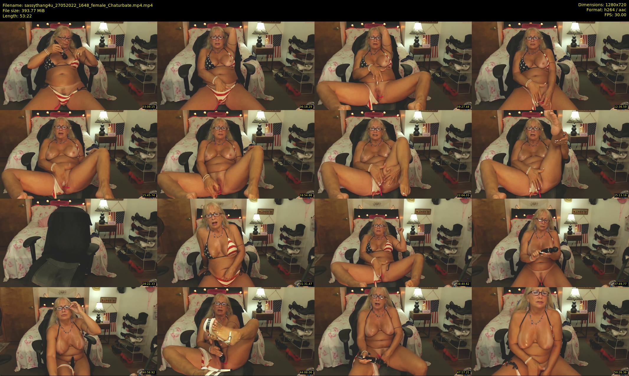sassythang4u — 54 minute Chaturbate female cam show recording, 720p, May 27, 2022