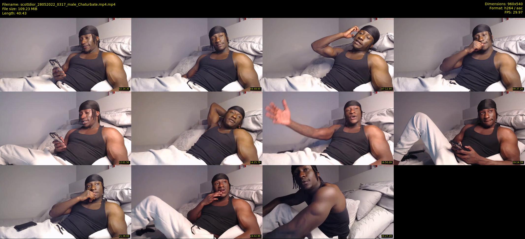 scottdior — 41 minute Chaturbate male cam show recording, 480p, May 28, 2022