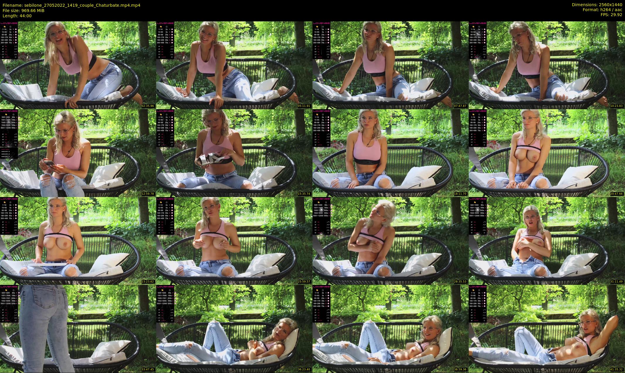 sebilone — 44 minute Chaturbate couple cam show recording, 1080p, May 27, 2022