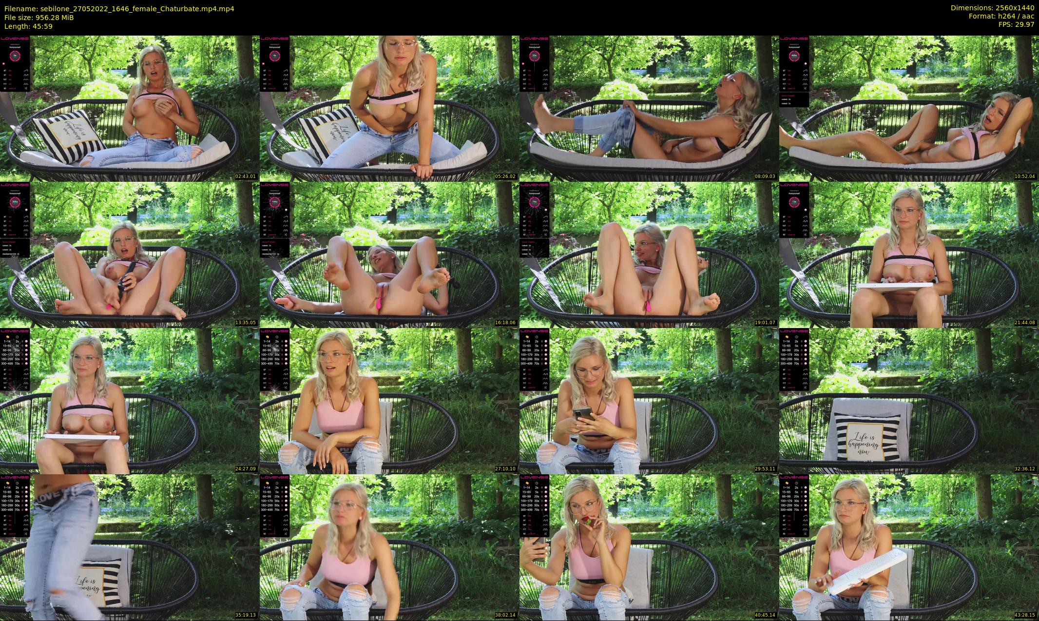 sebilone — 46 minute Chaturbate couple cam show recording, 1080p, May 27, 2022