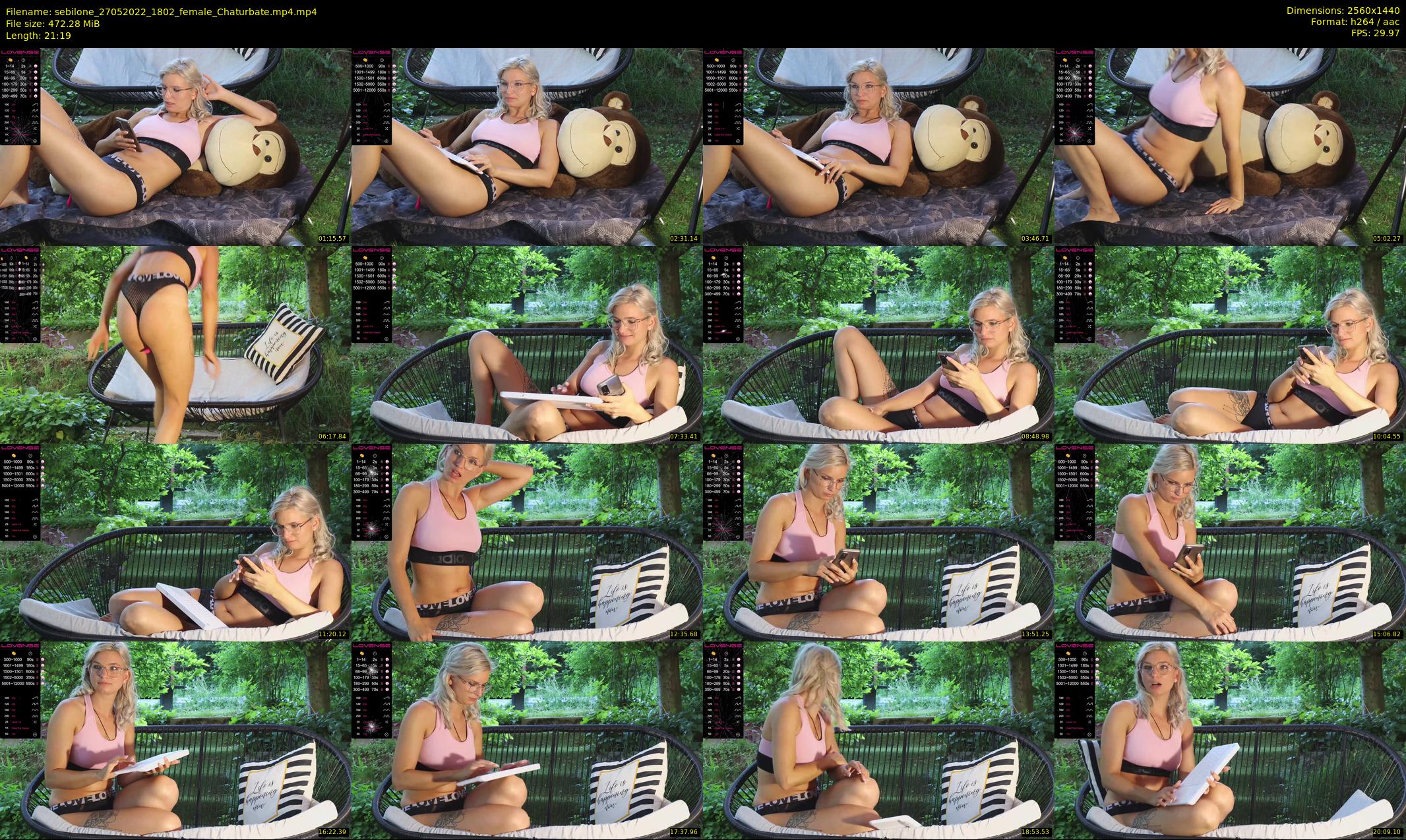 sebilone — 22 minute Chaturbate couple cam show recording, 1080p, May 27, 2022