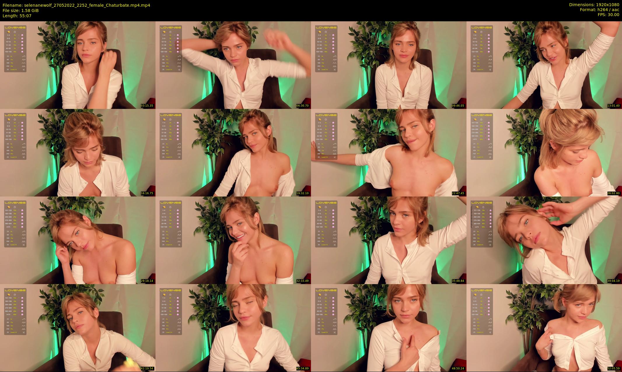 selenanewolf — 56 minute Chaturbate couple cam show recording, 1080p, May 27, 2022