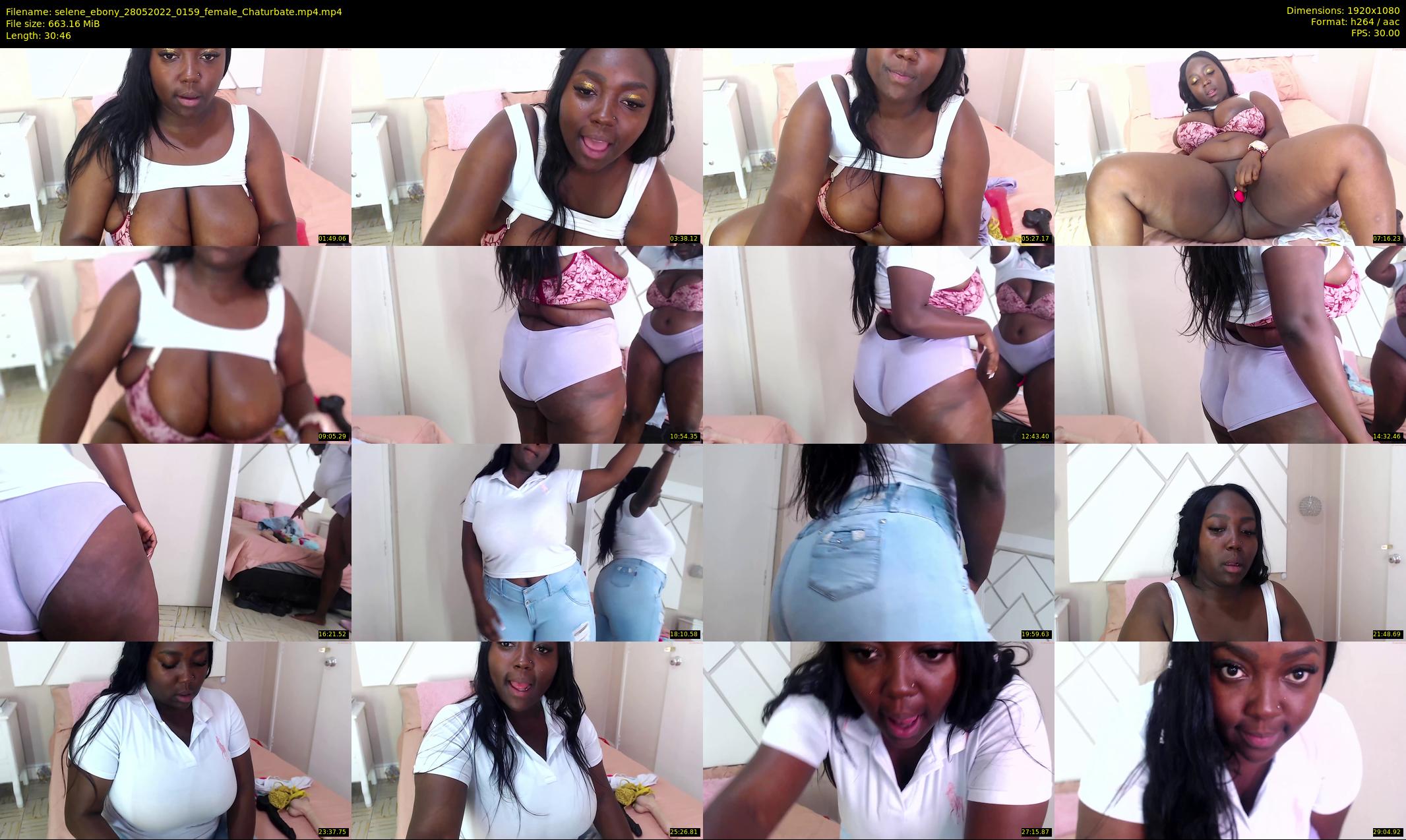 selene_ebony — 31 minute Chaturbate female cam show recording, 1080p, May 28, 2022