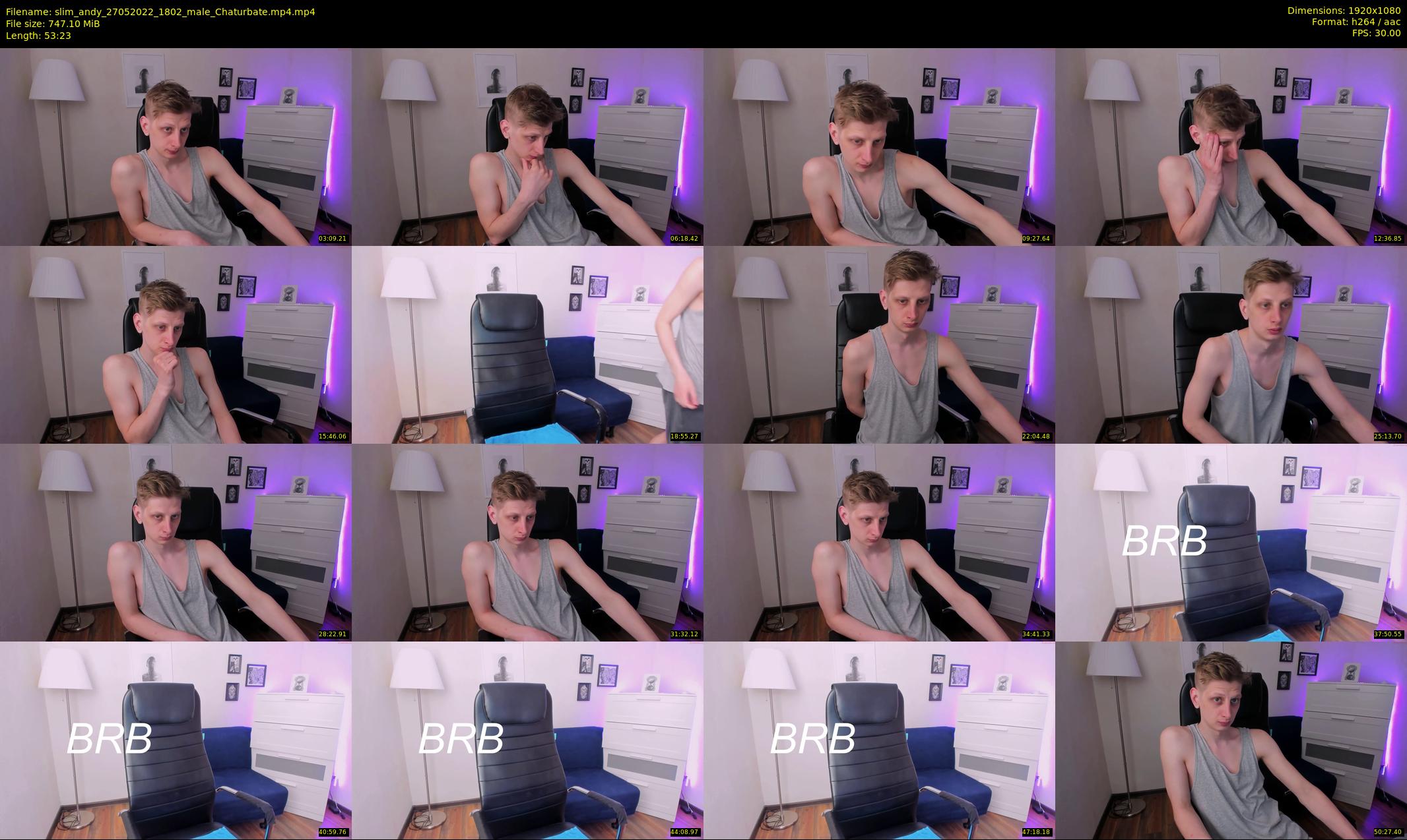 slim_andy — 54 minute Chaturbate male cam show recording, 1080p, May 27, 2022