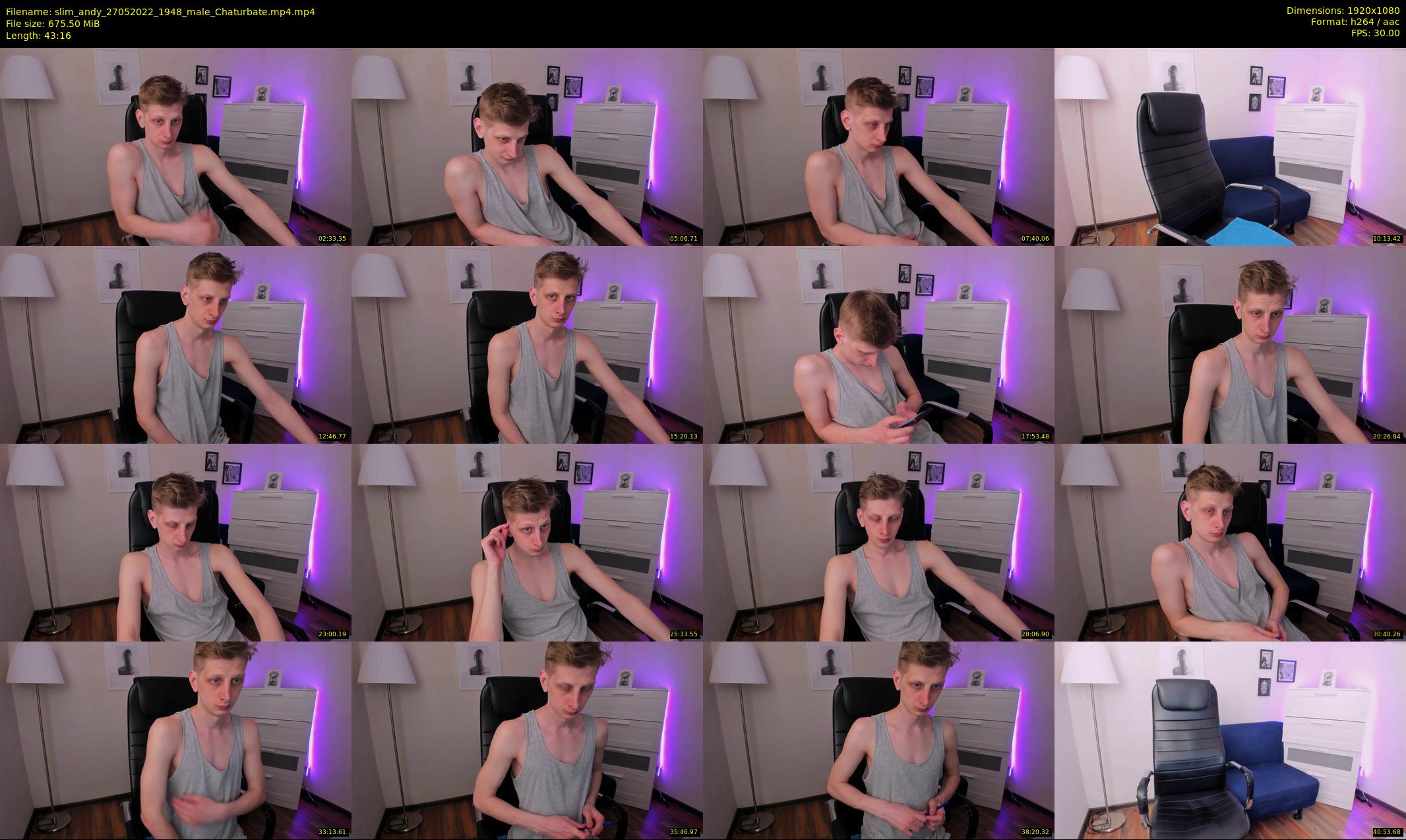 slim_andy — 44 minute Chaturbate male cam show recording, 1080p, May 27, 2022