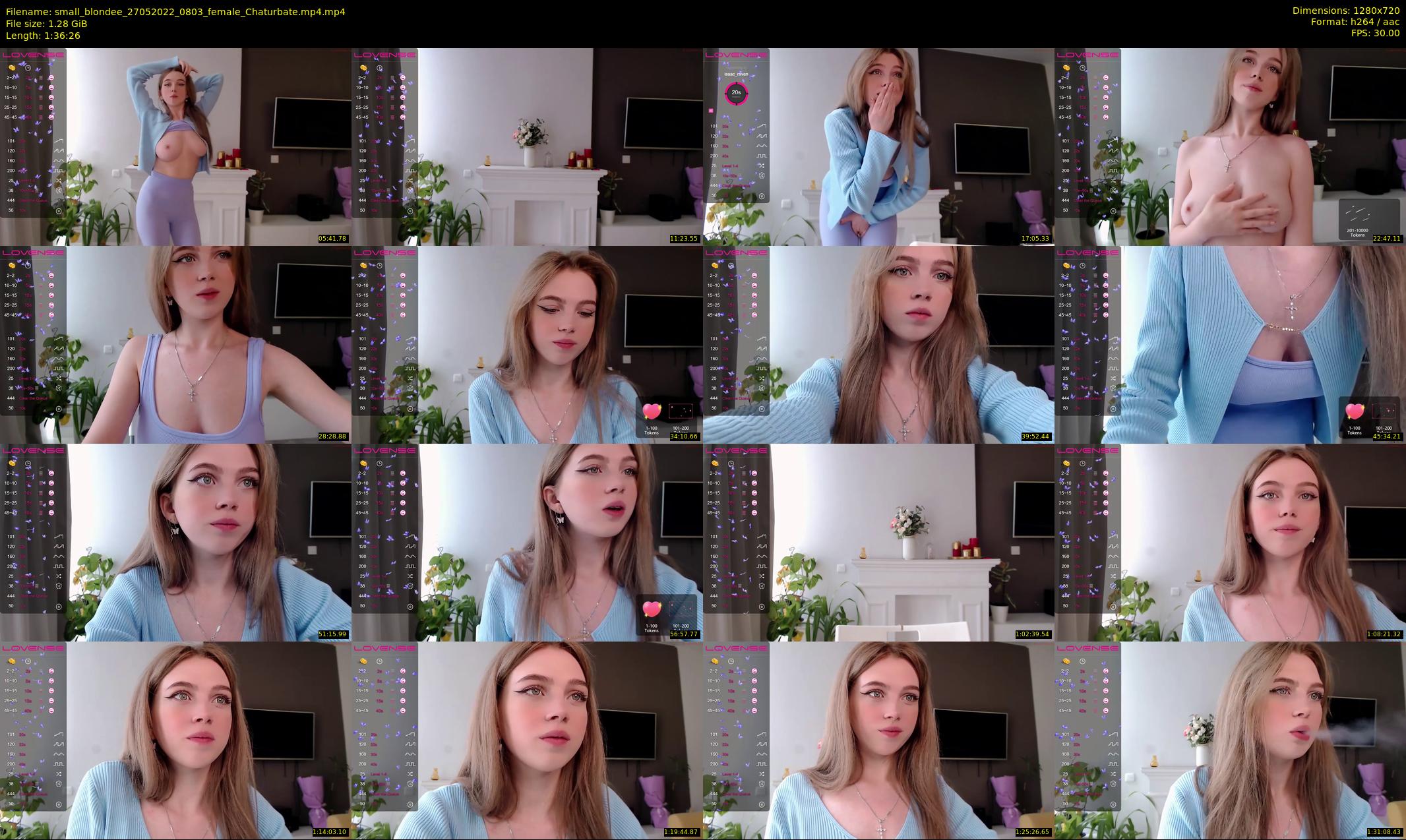 small_blondee — 97 minute Chaturbate female cam show recording, 720p, May 27, 2022
