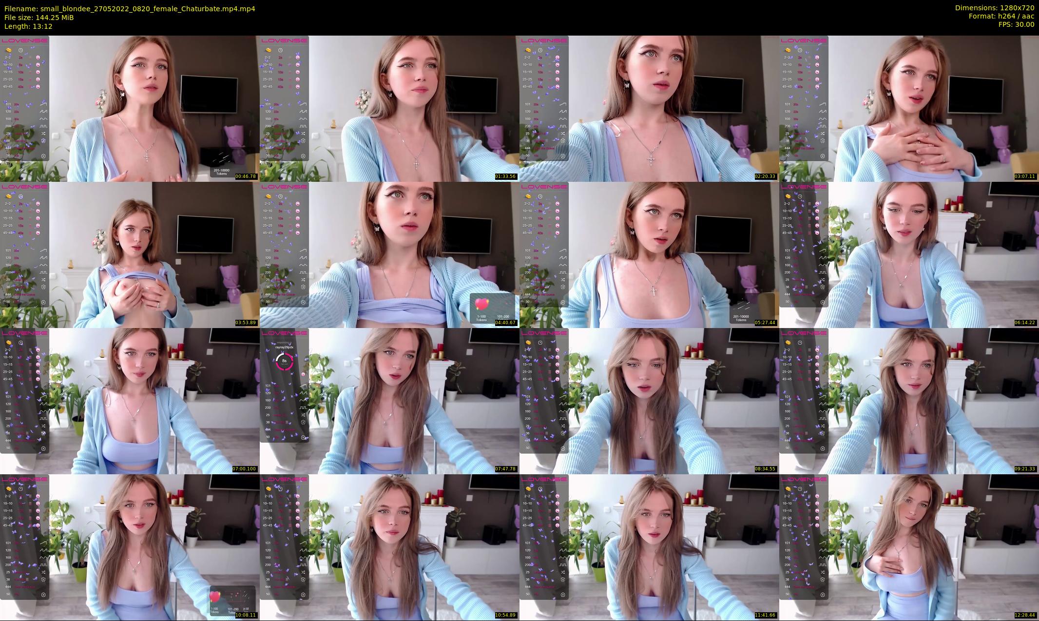 small_blondee — 14 minute Chaturbate female cam show recording, 720p, May 27, 2022