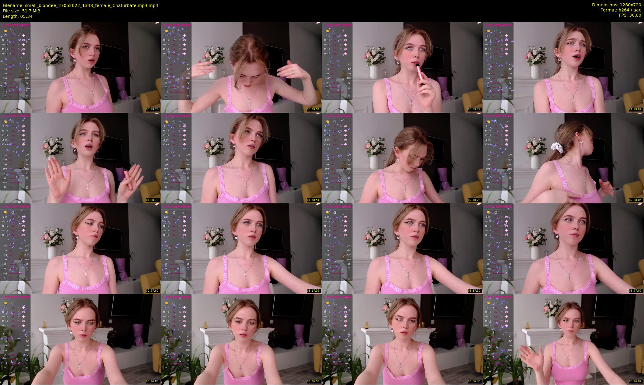 small_blondee — 6 minute Chaturbate female cam show recording, 720p, May 27, 2022