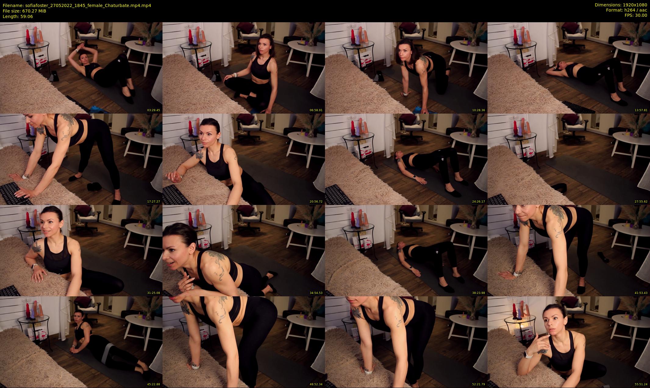 sofiafoster — 60 minute Chaturbate female cam show recording, 1080p, May 27, 2022