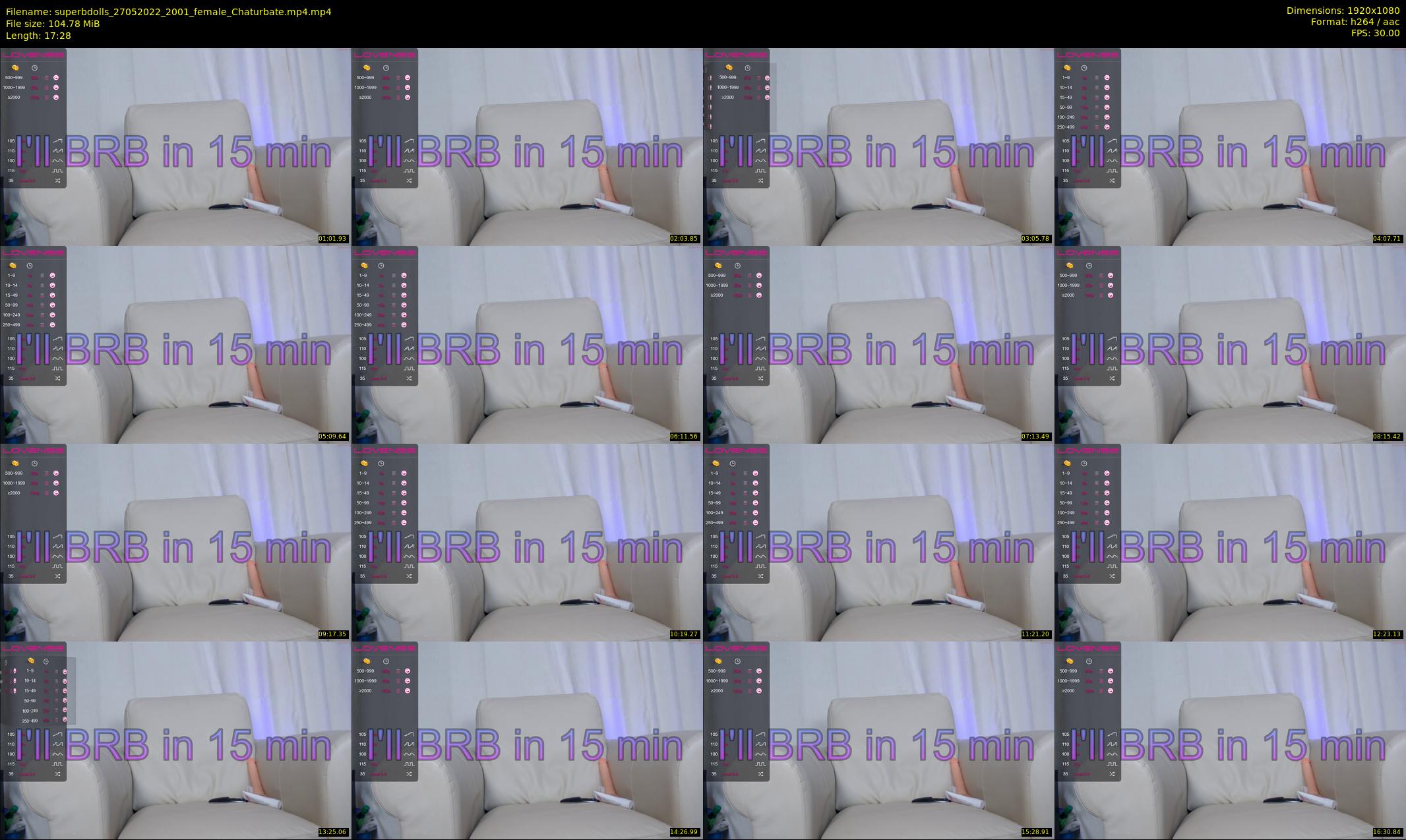 superbdolls — 18 minute Chaturbate couple cam show recording, 1080p, May 27, 2022