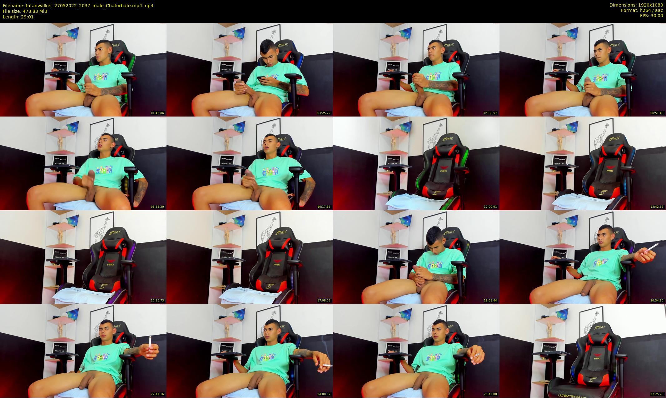 tatanwalker — 30 minute Chaturbate male cam show recording, 1080p, May 27, 2022