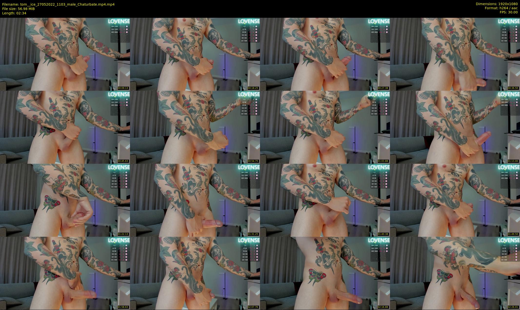 tom__ice — 3 minute Chaturbate male cam show recording, 1080p, May 27, 2022