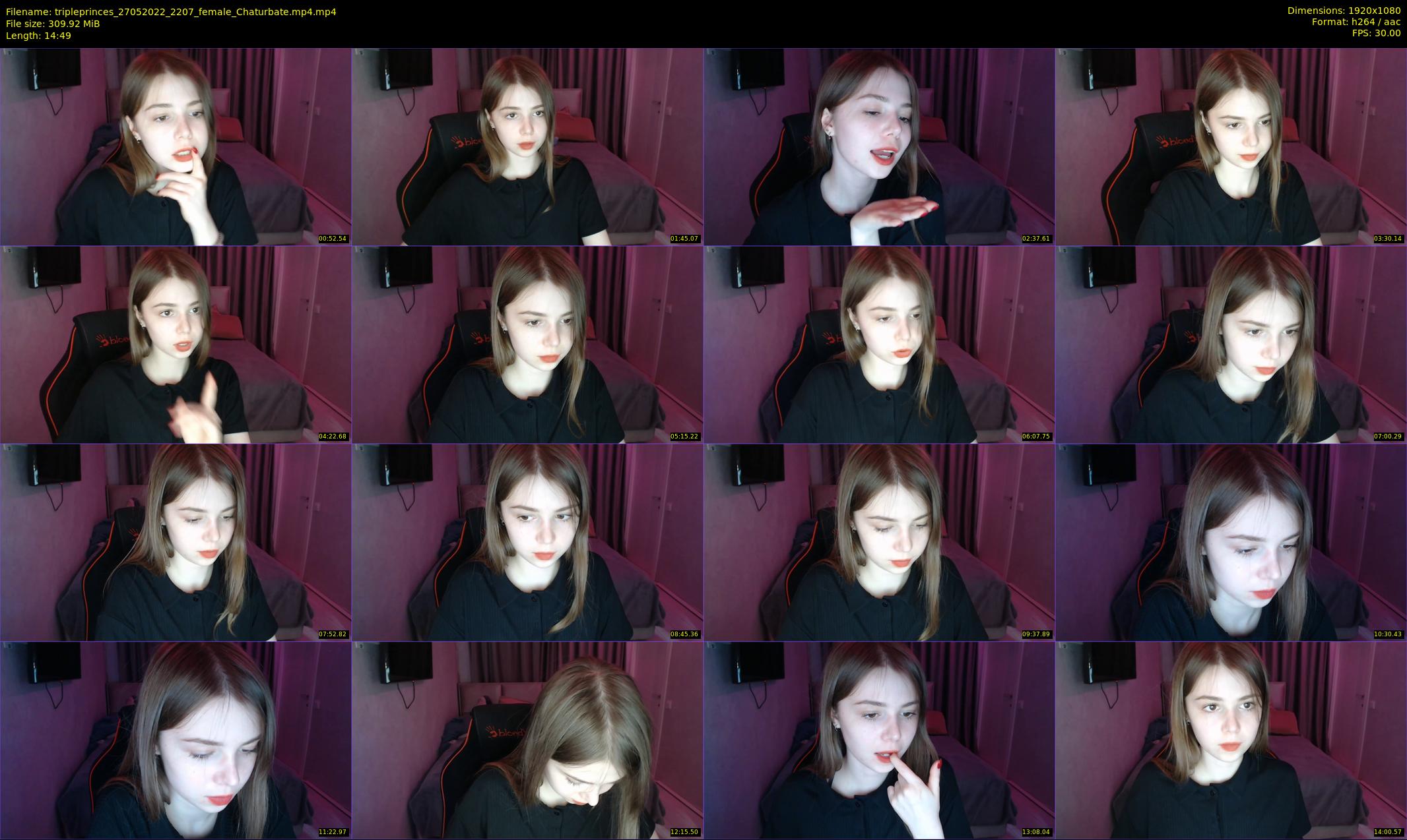 tripleprinces — 15 minute Chaturbate female cam show recording, 1080p, May 27, 2022