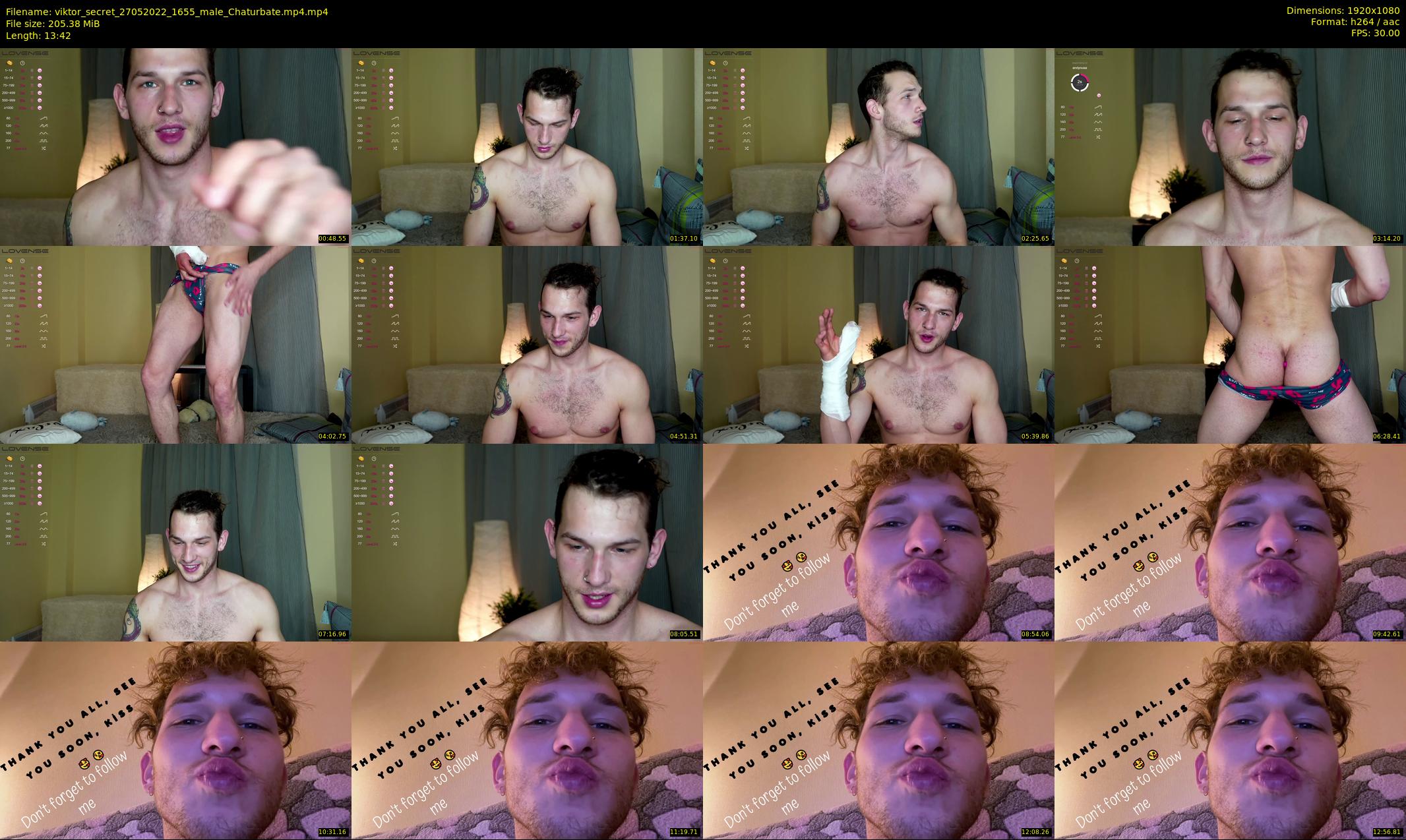 viktor_secret — 14 minute Chaturbate male cam show recording, 1080p, May 27, 2022