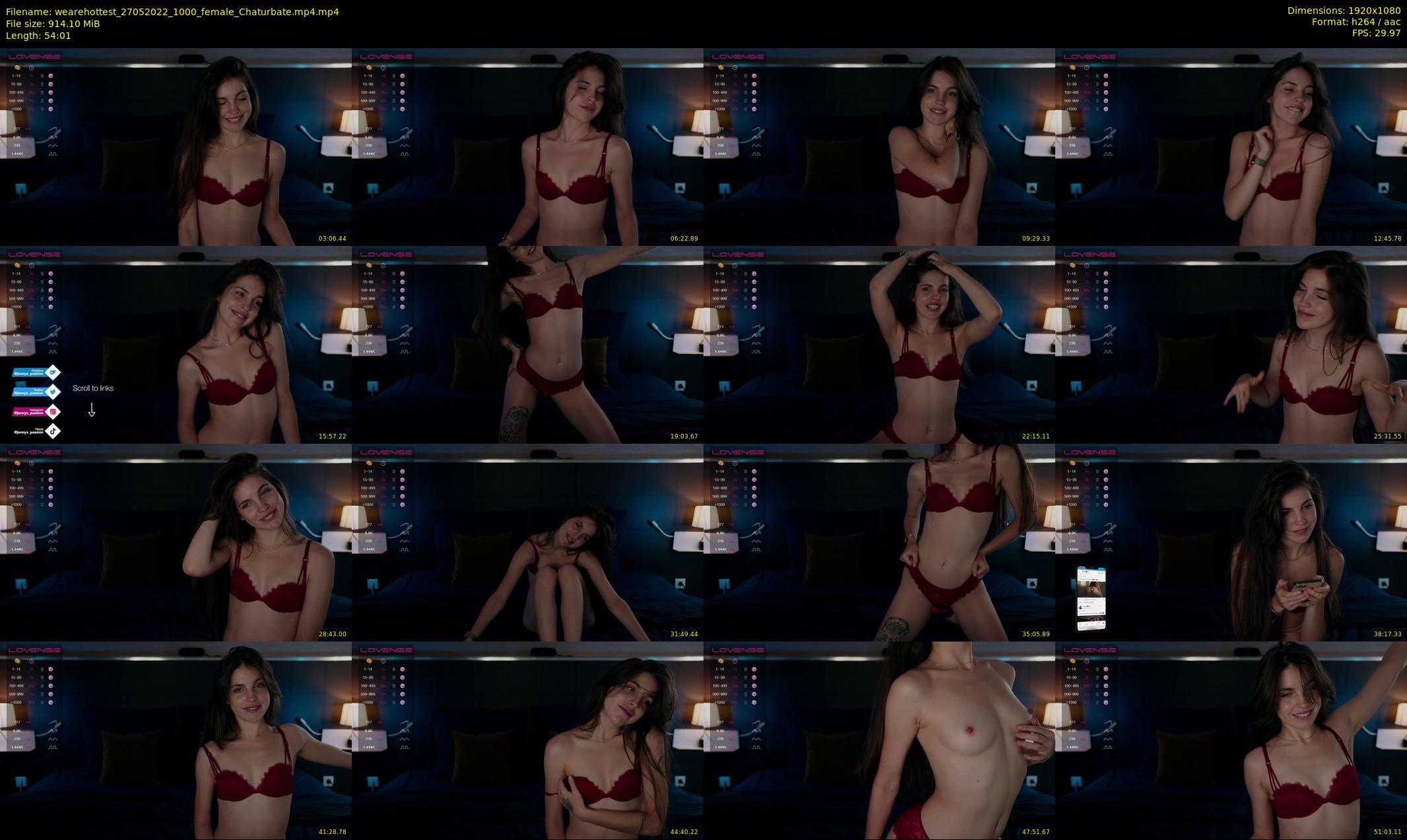 wearehottest — 55 minute Chaturbate couple cam show recording, 1080p, May 27, 2022