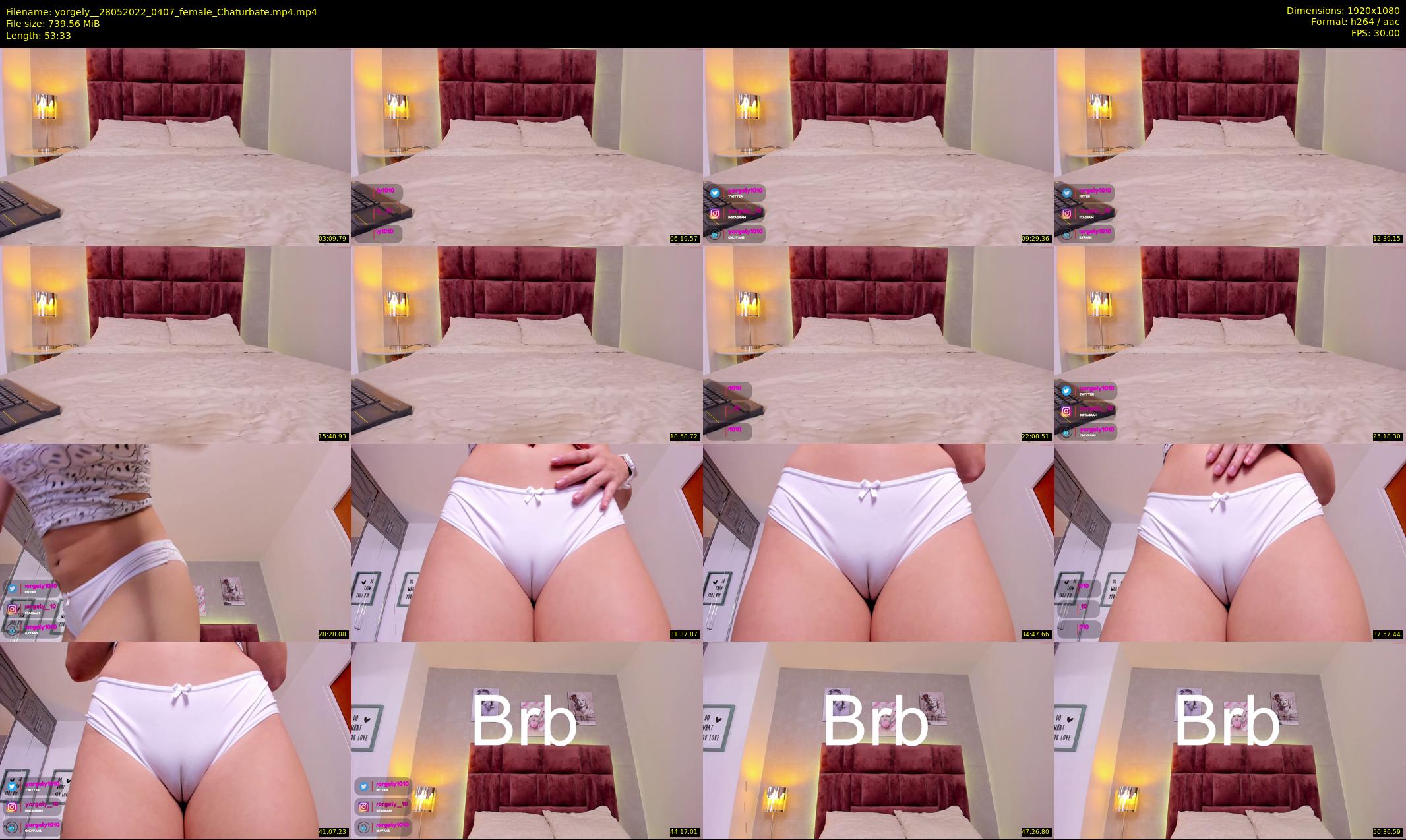 yorgely_ — 54 minute Chaturbate female cam show recording, 1080p, May 28, 2022