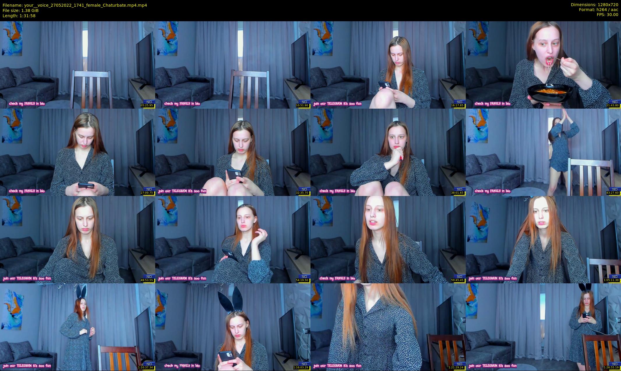 your__voice — 92 minute Chaturbate female cam show recording, 720p, May 27, 2022