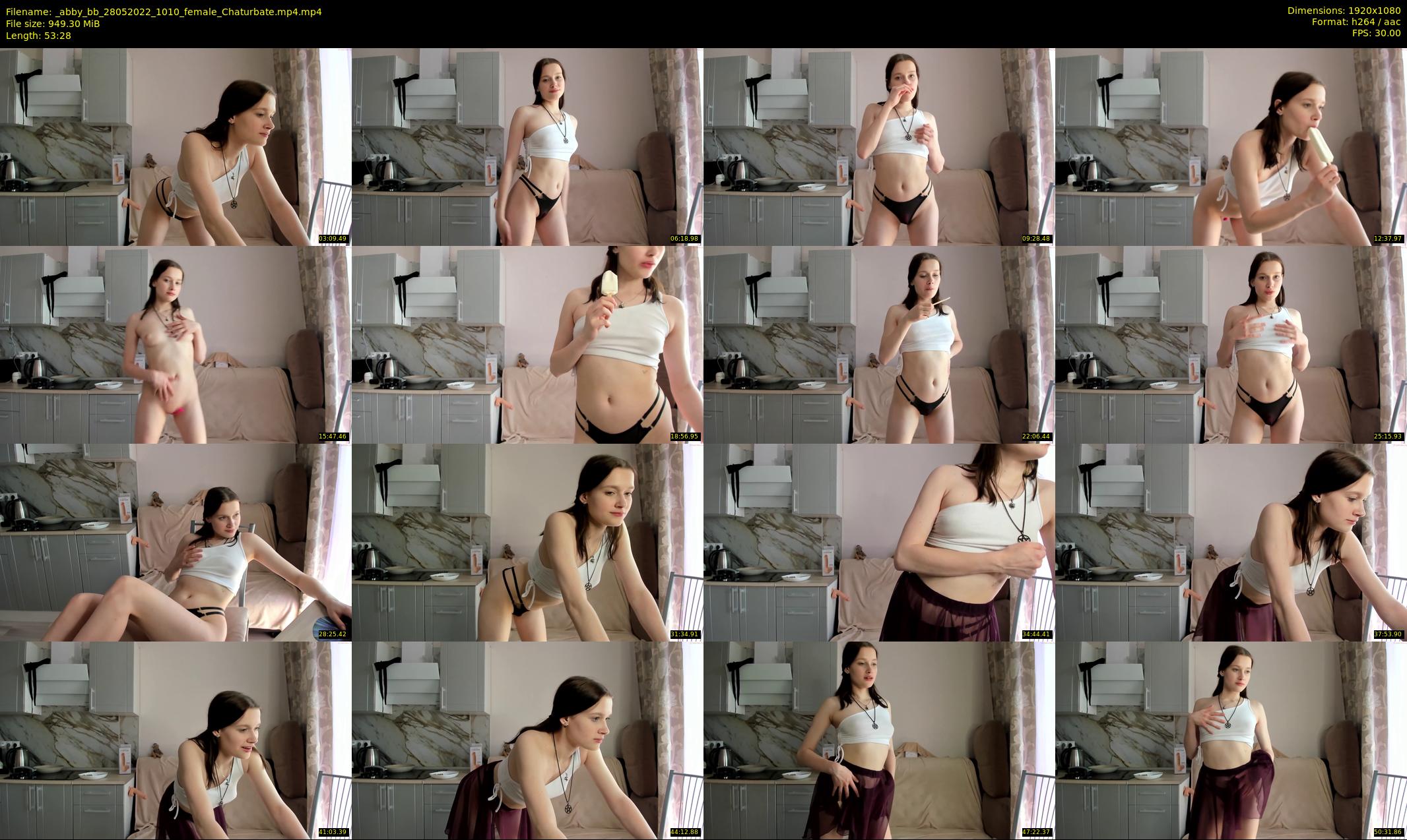 _abby_bb — 54 minute Chaturbate female cam show recording, 1080p, May 28, 2022
