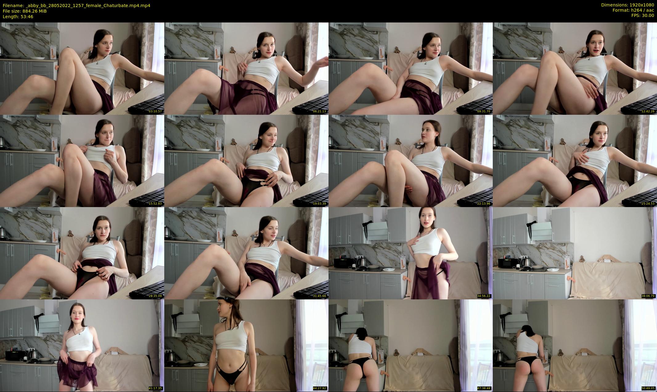 _abby_bb — 54 minute Chaturbate female cam show recording, 1080p, May 28, 2022