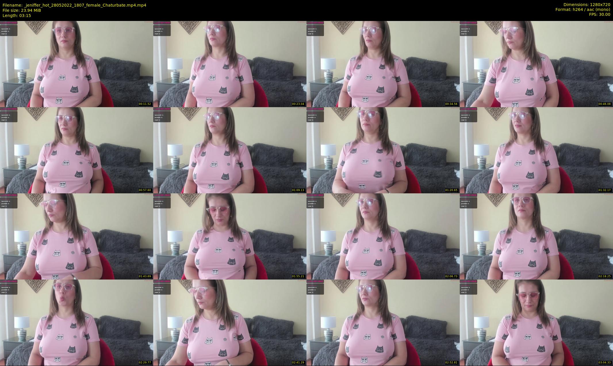 _jeniffer_hot — 4 minute Chaturbate female cam show recording, 720p, May 28, 2022