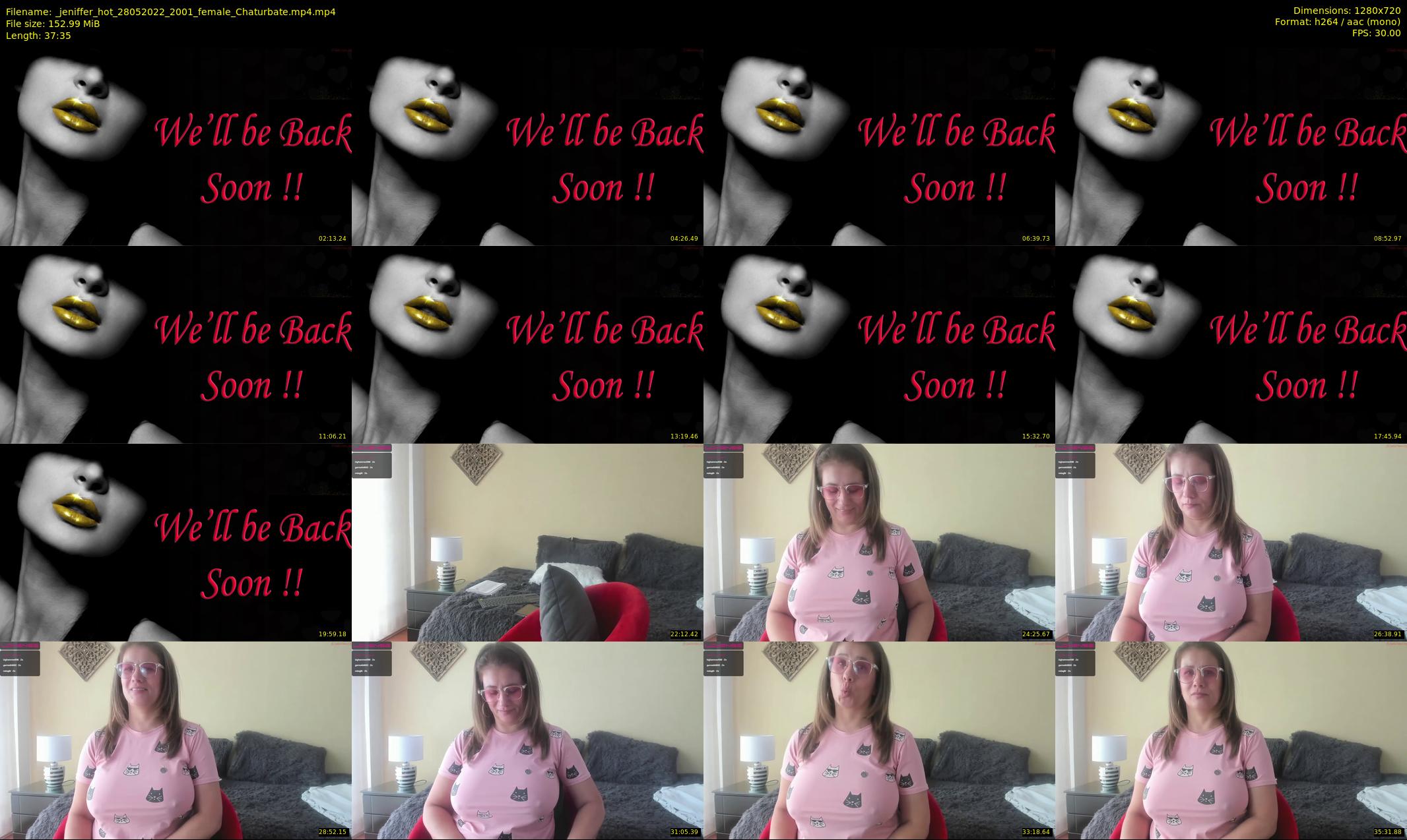 _jeniffer_hot — 38 minute Chaturbate female cam show recording, 720p, May 28, 2022