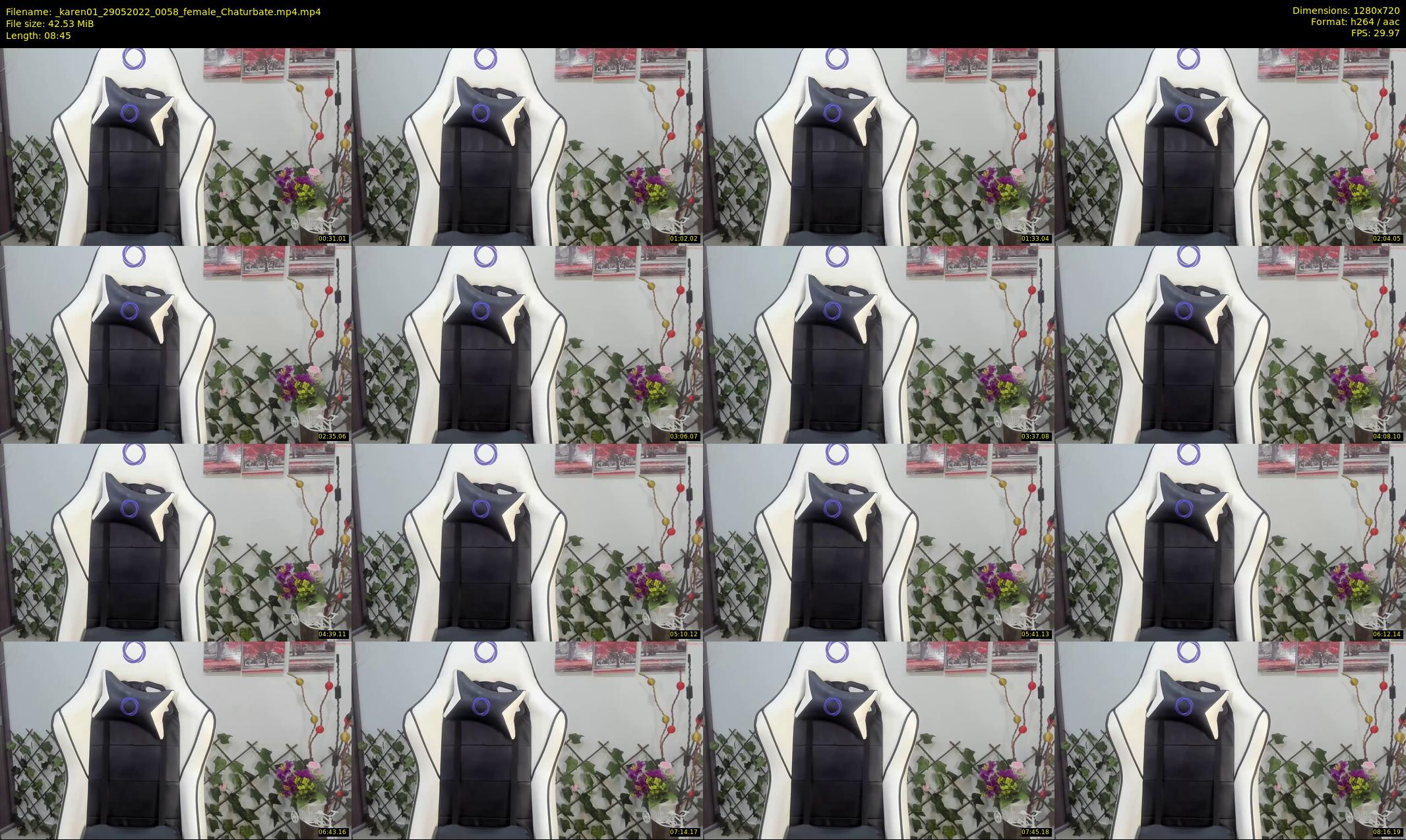 _karen01 — 9 minute Chaturbate female cam show recording, 720p, May 29, 2022