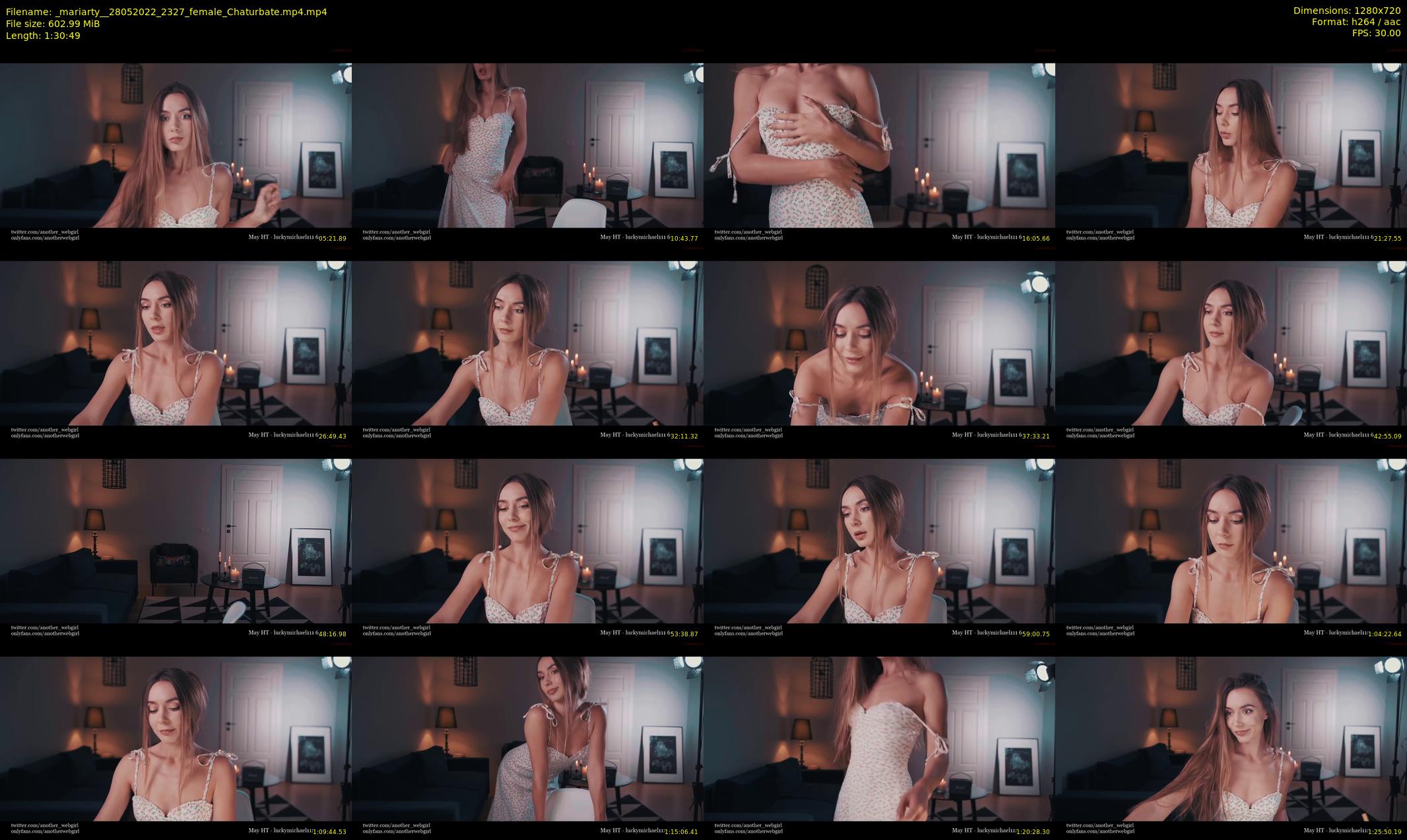 _mariarty_ — 91 minute Chaturbate female cam show recording, 720p, May 28, 2022