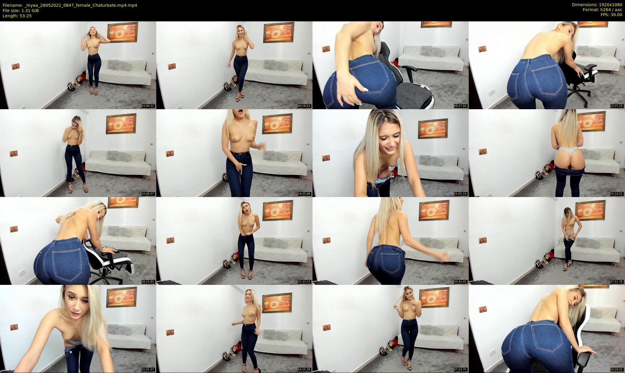 _myaa — 54 minute Chaturbate female cam show recording, 1080p, May 28, 2022
