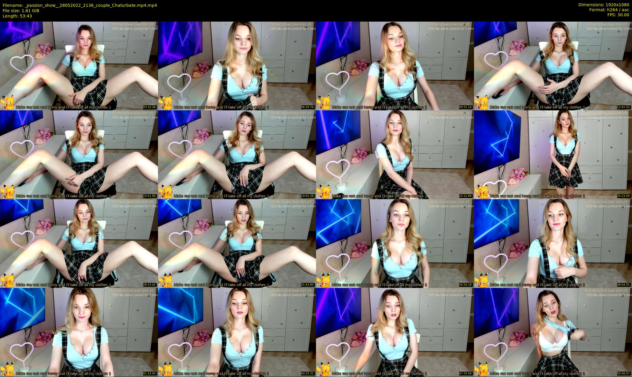_passion_show_ — 54 minute Chaturbate couple cam show recording, 1080p, May 28, 2022