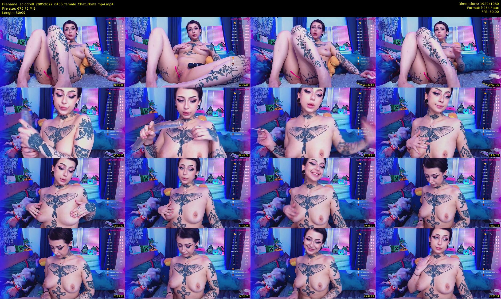 aciddroll — 31 minute Chaturbate female cam show recording, 1080p, May 29, 2022