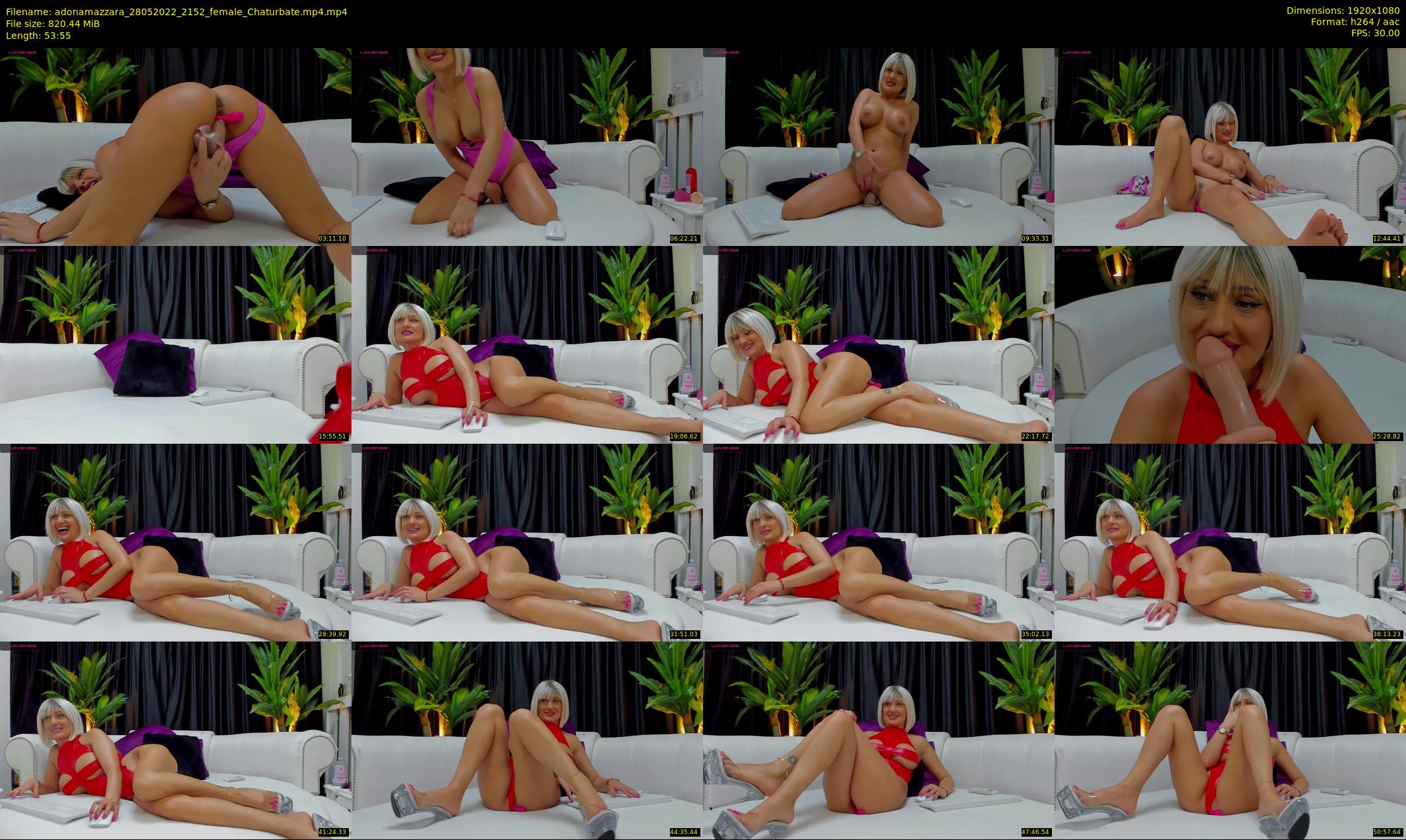 adonamazzara — 54 minute Chaturbate female cam show recording, 1080p, May 28, 2022