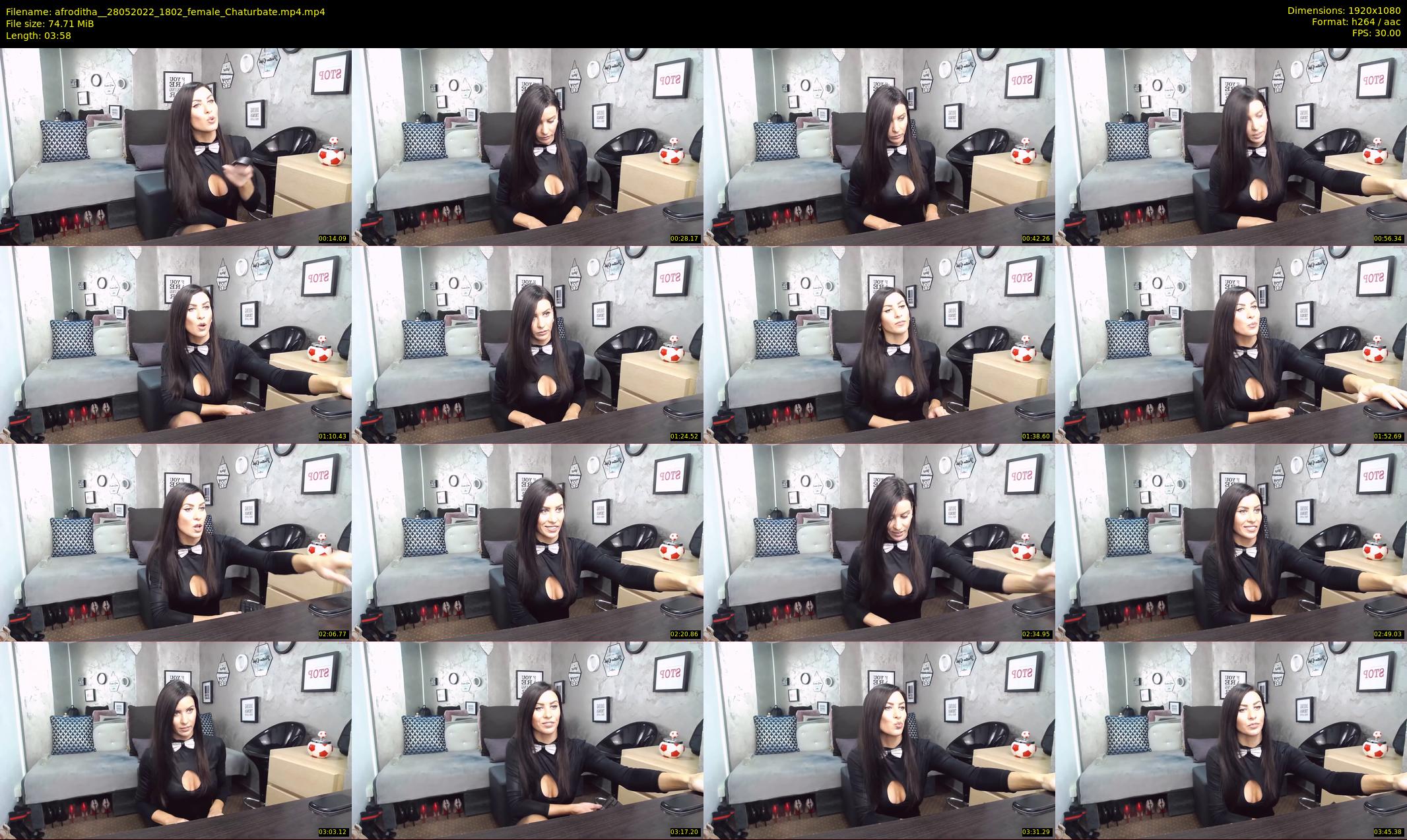afroditha_ — 4 minute Chaturbate female cam show recording, 1080p, May 28, 2022