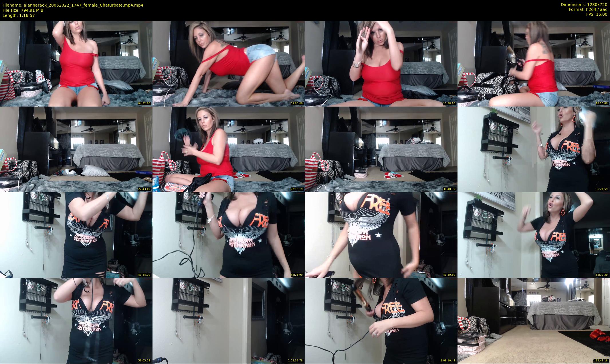 alannarack — 77 minute Chaturbate female cam show recording, 720p, May 28, 2022