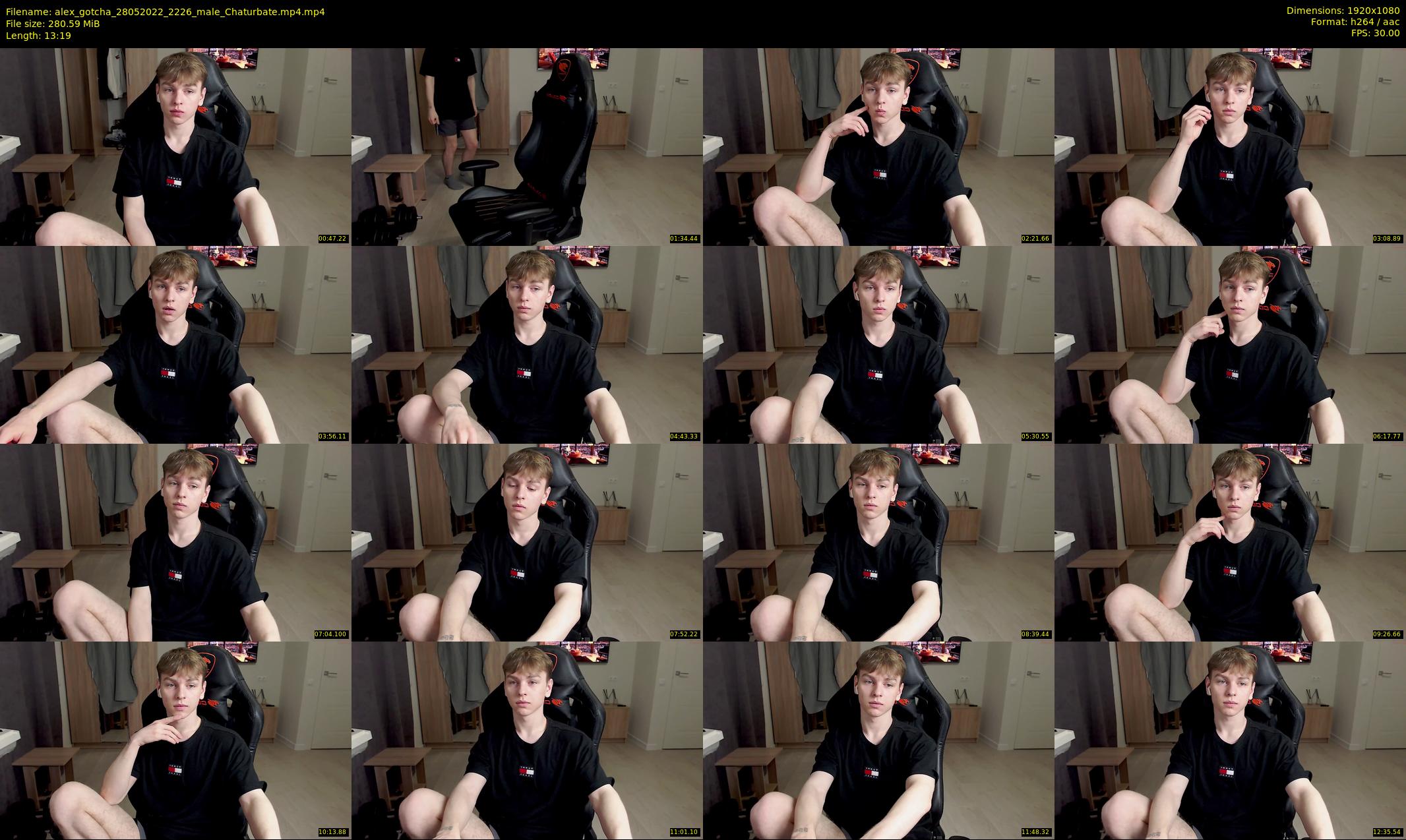 alex_gotcha — 14 minute Chaturbate male cam show recording, 1080p, May 28, 2022