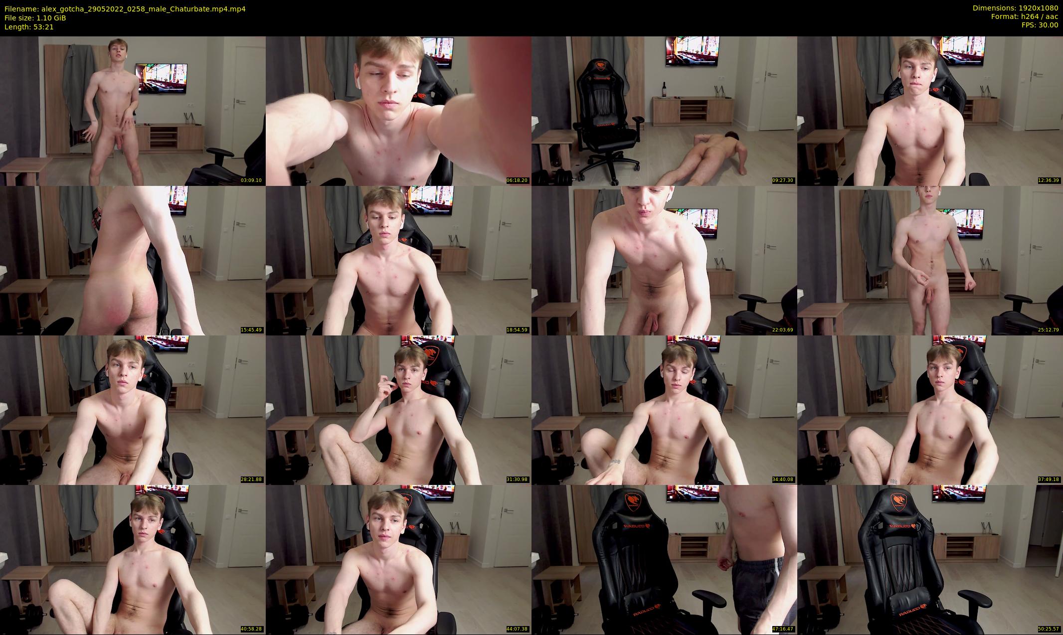 alex_gotcha — 54 minute Chaturbate male cam show recording, 1080p, May 29, 2022