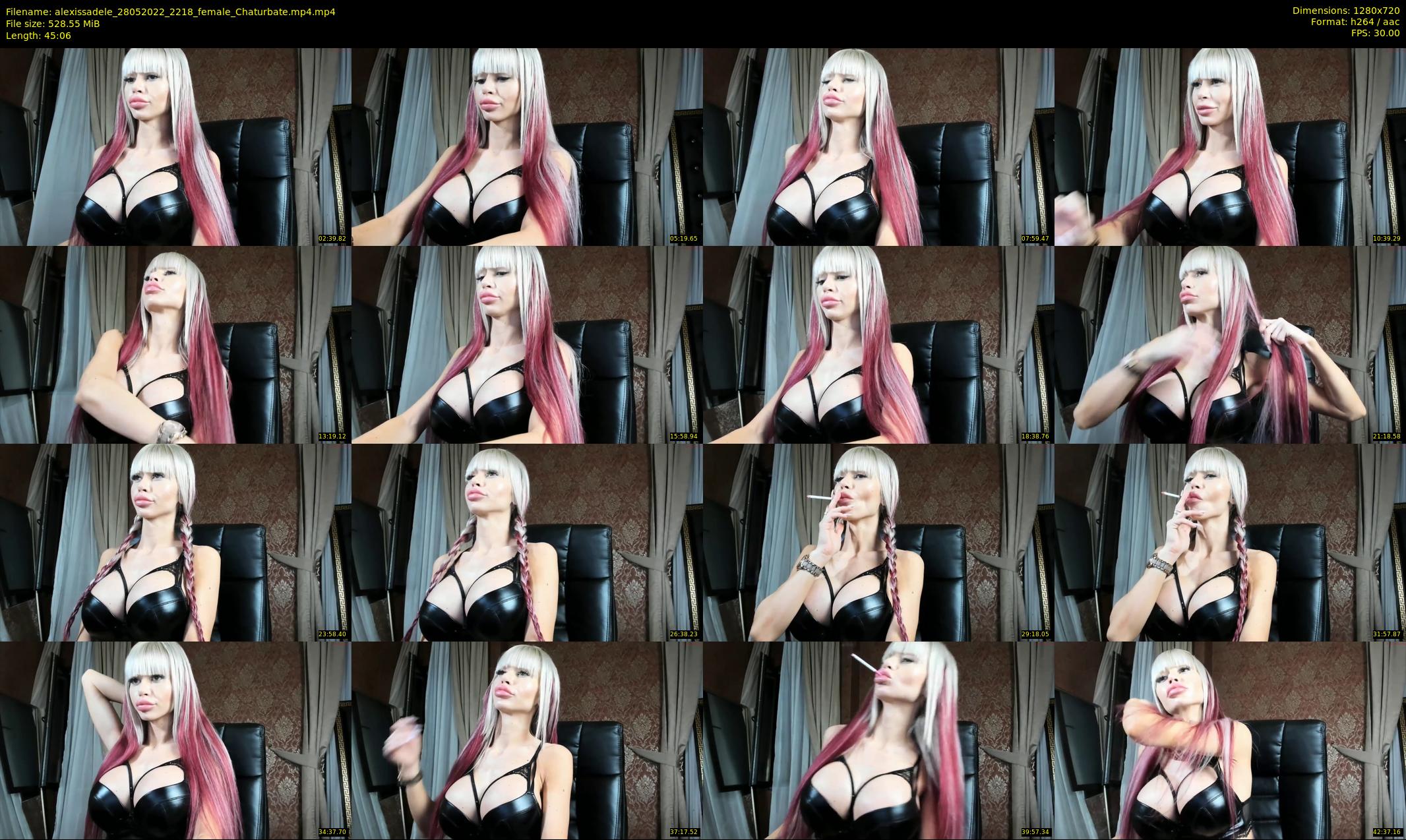alexissadele — 46 minute Chaturbate female cam show recording, 720p, May 28, 2022