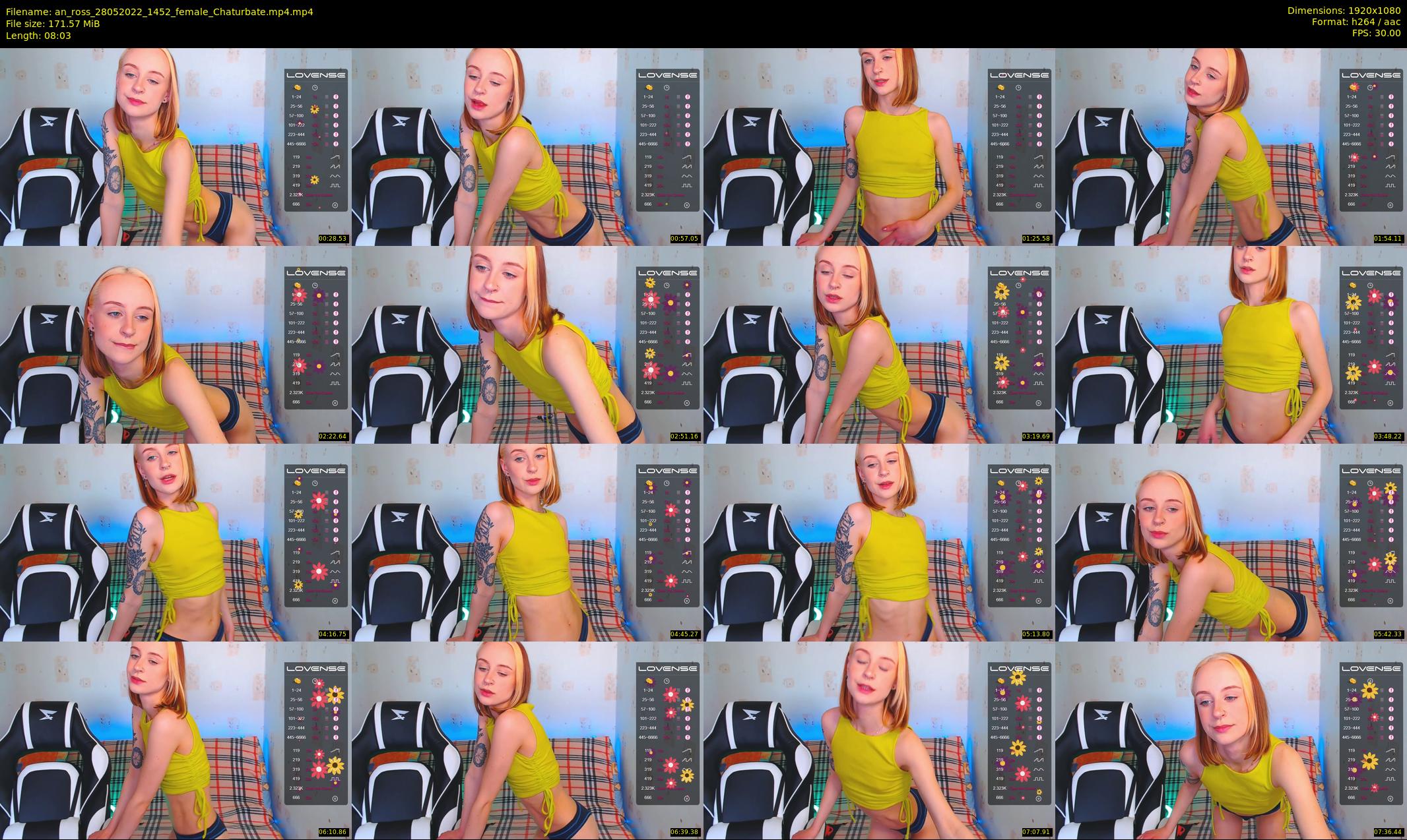an_ross — 9 minute Chaturbate female cam show recording, 1080p, May 28, 2022